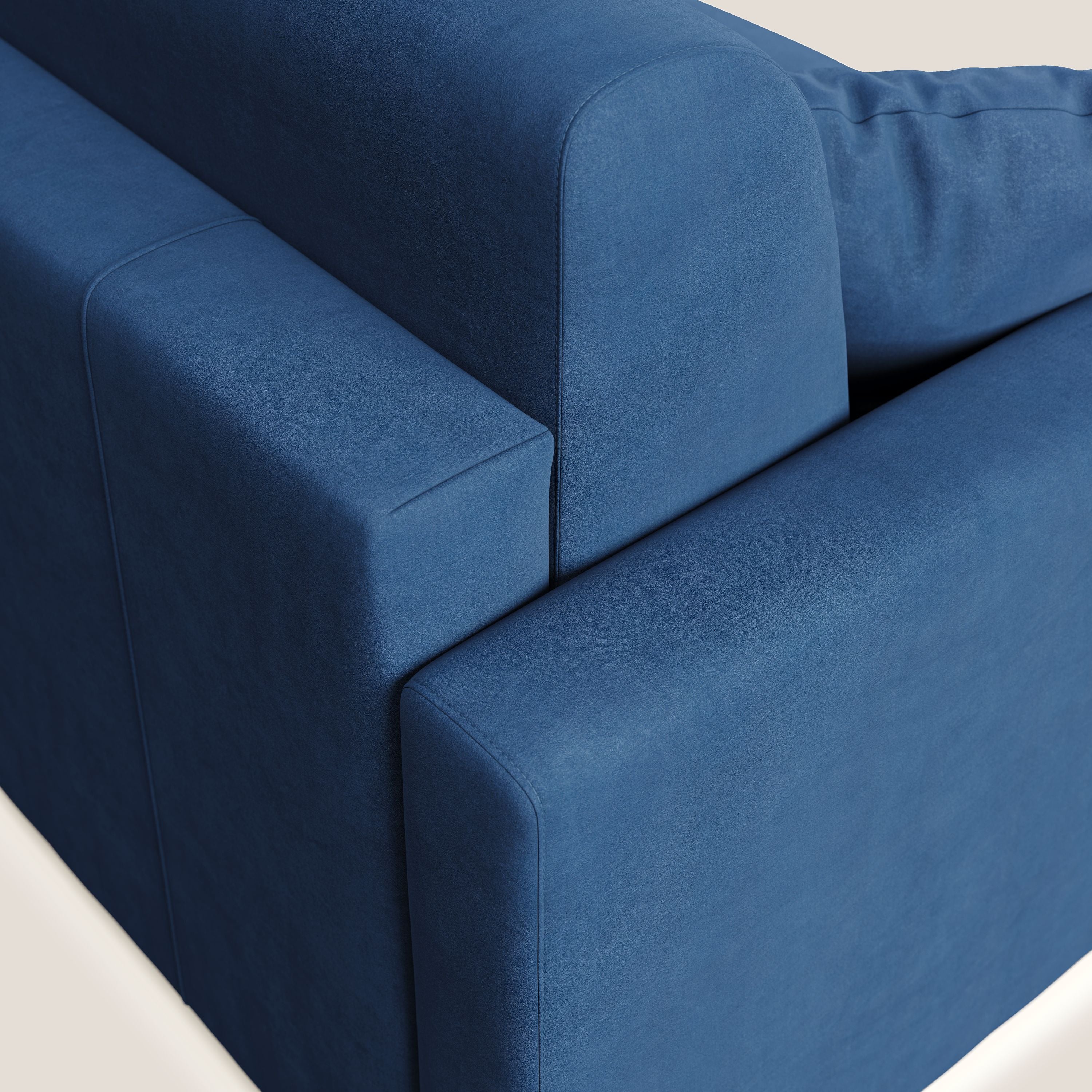 Chris Divano letto con vano porta guanciali in microfibra smacchiabile T11 - divani.store