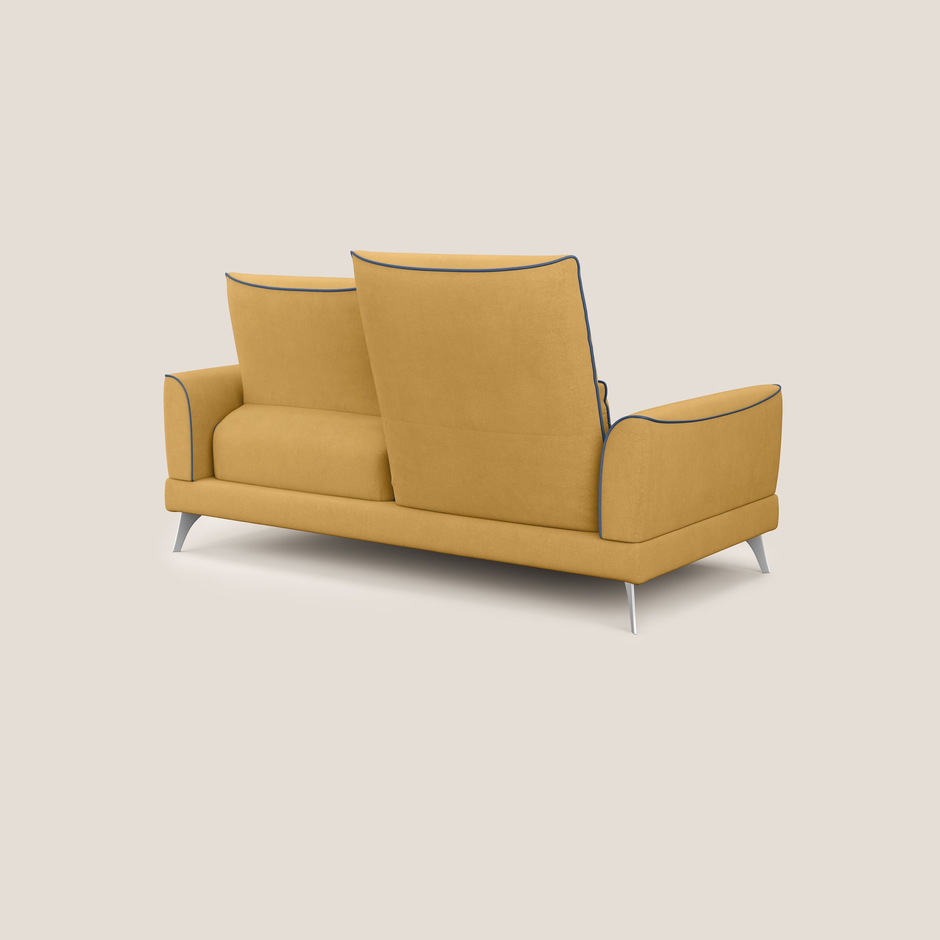 Tommy Divano relax bicolore con schienali traslanti in microfibra smacchiabile T11 - divani.store