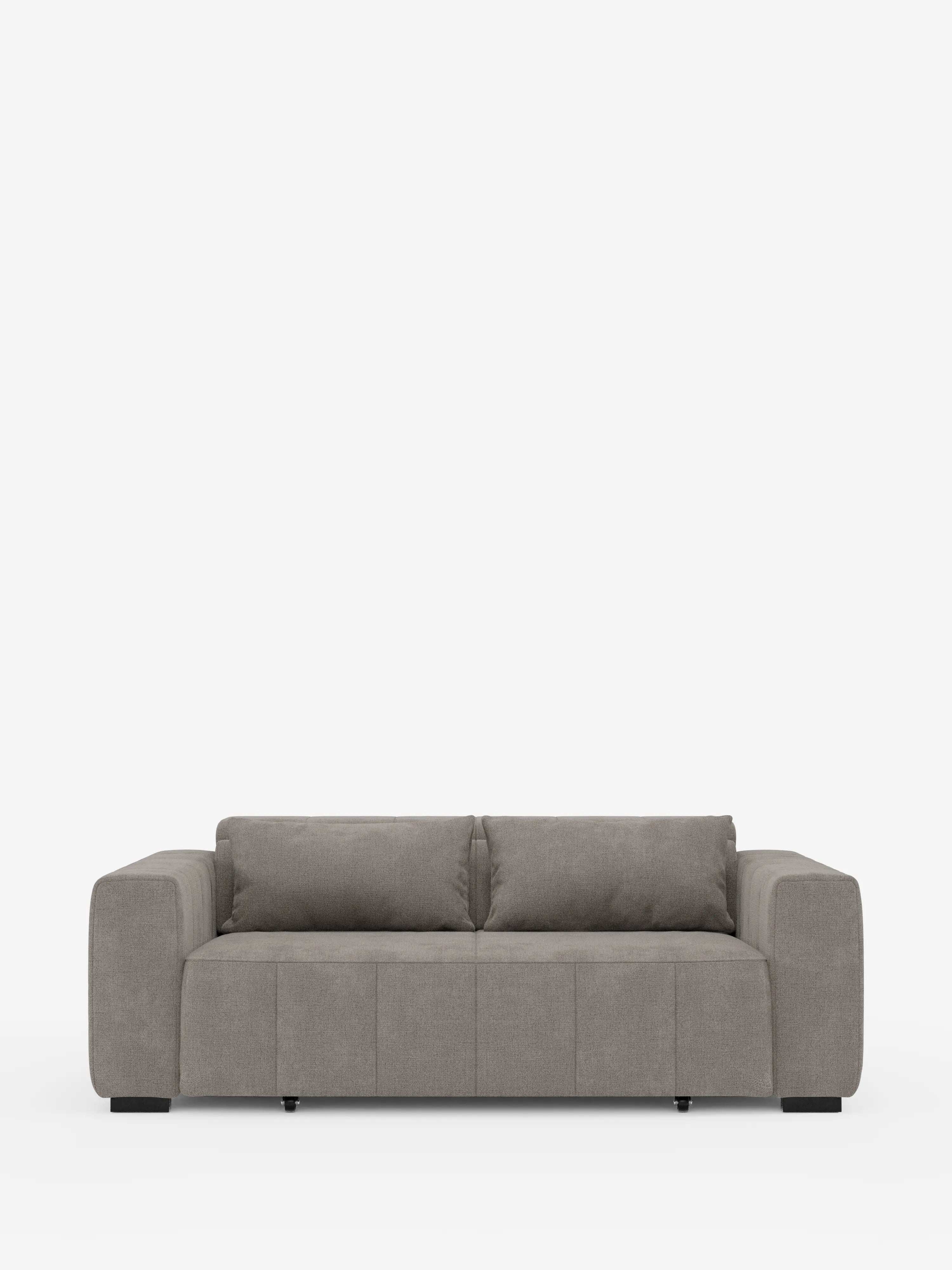 Vi presentiamo il divano a 3 posti Doric di Divani.Store: un divano contemporaneo in tessuto grigio caratterizzato da ampi braccioli, morbidi cuscini di seduta e schienale e una silhouette bassa e squadrata. Progettato con sedute allungabili tramite reclinazione elettrica e un poggiatesta regolabile in tessuto T23 facile da pulire, questo invitante elemento d’arredo è fotografato su uno sfondo bianco a tinta unita e coniuga perfettamente stile e comfort per qualsiasi ambiente moderno.