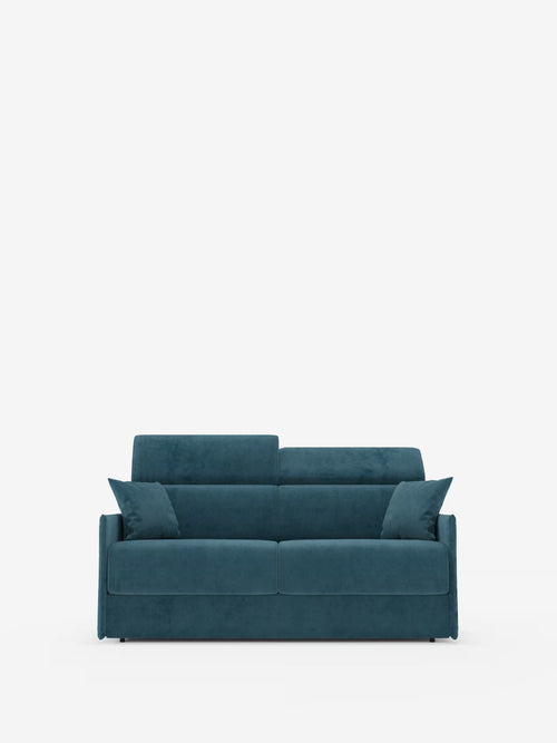 Miryam Canapé convertible avec têtières inclinables et confort maximal - design compact en tissu doux détachable T31