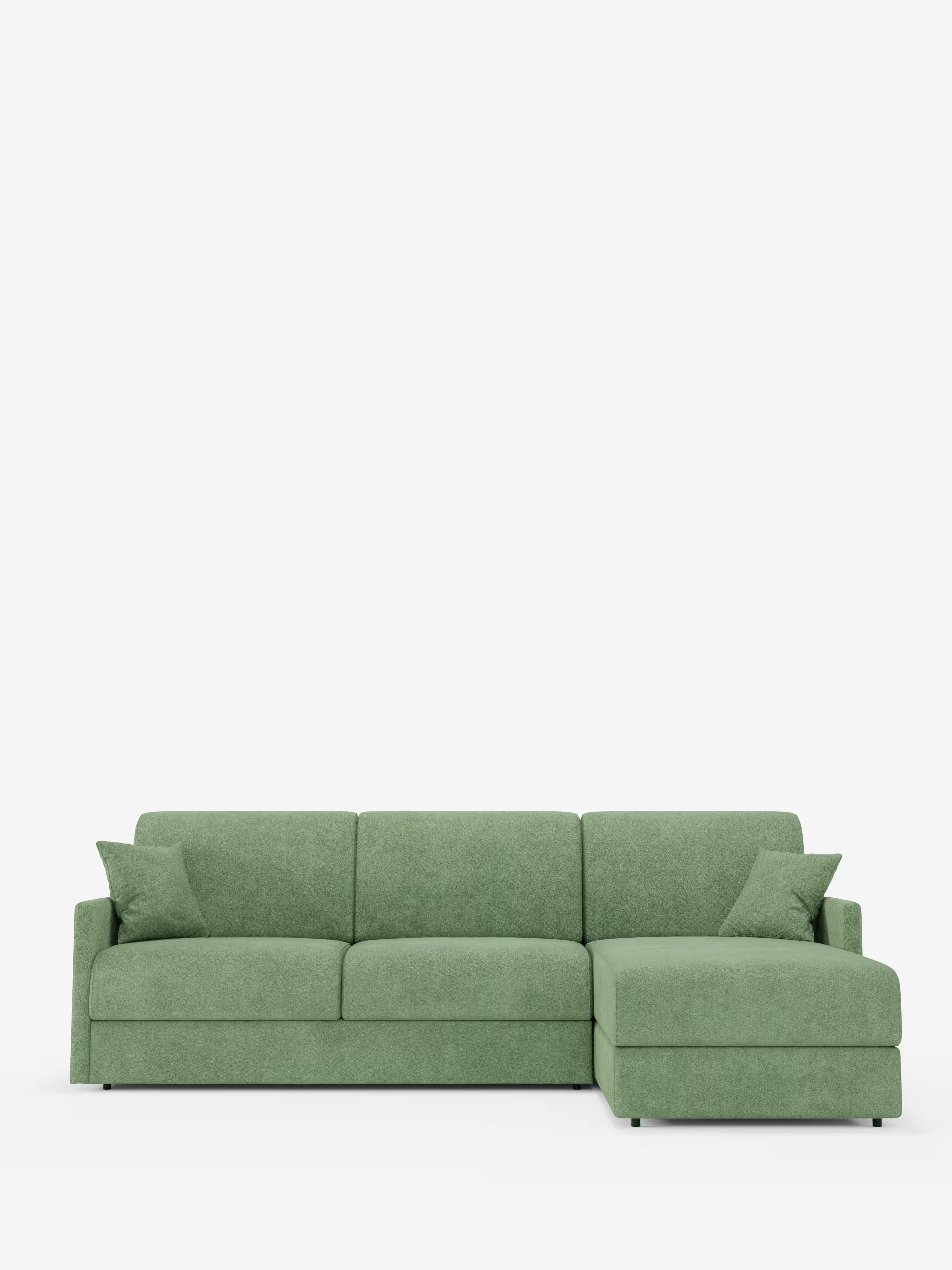 Tommy Divano Letto con penisola contenitore - design minimal e sfoderabile in tessuto smacchiabile simil cotone T33