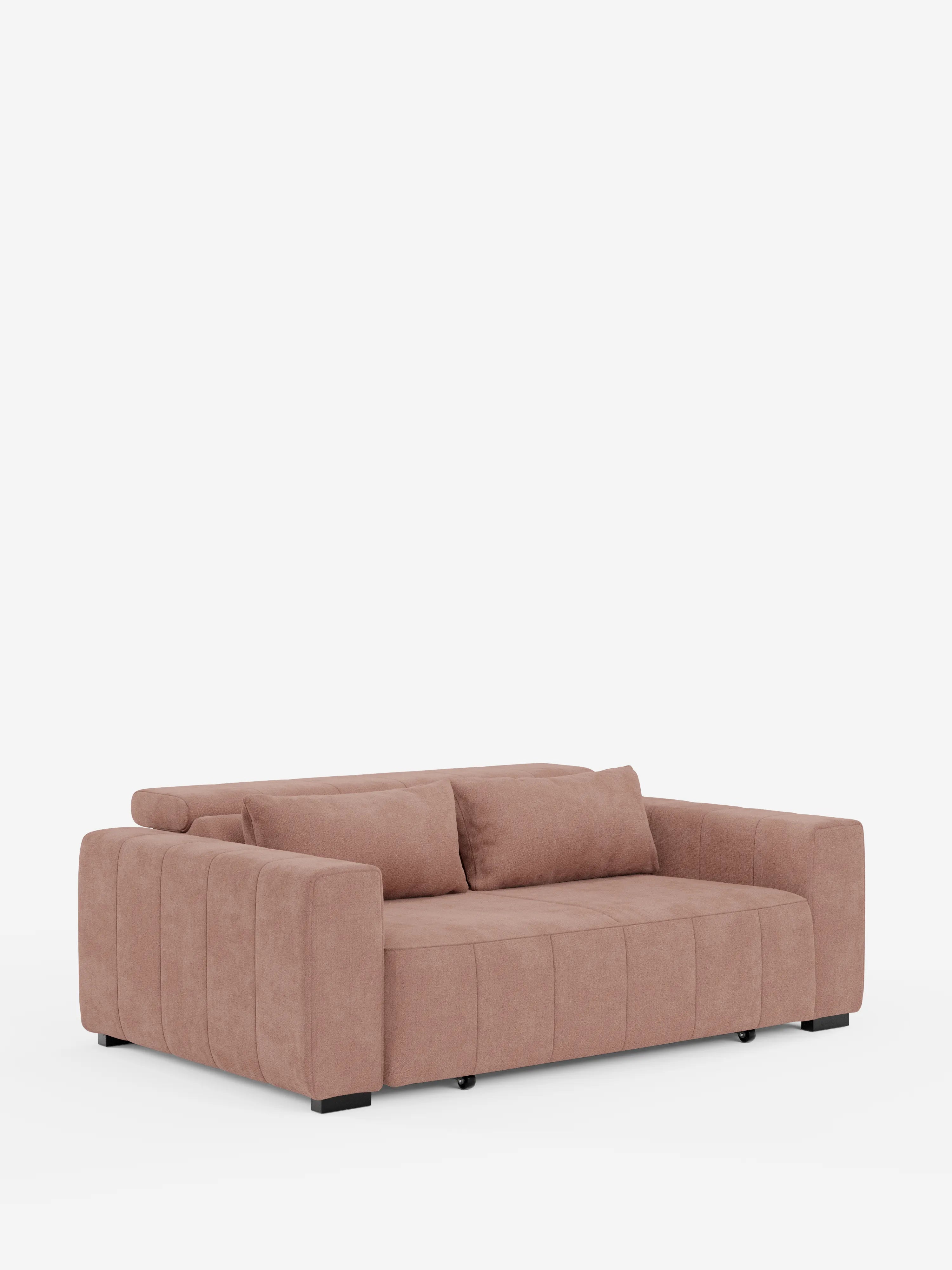 Doric canapé 3 places avec assises extensibles via relax électrique - appuie-tête inclinable en tissu anti-taches T23