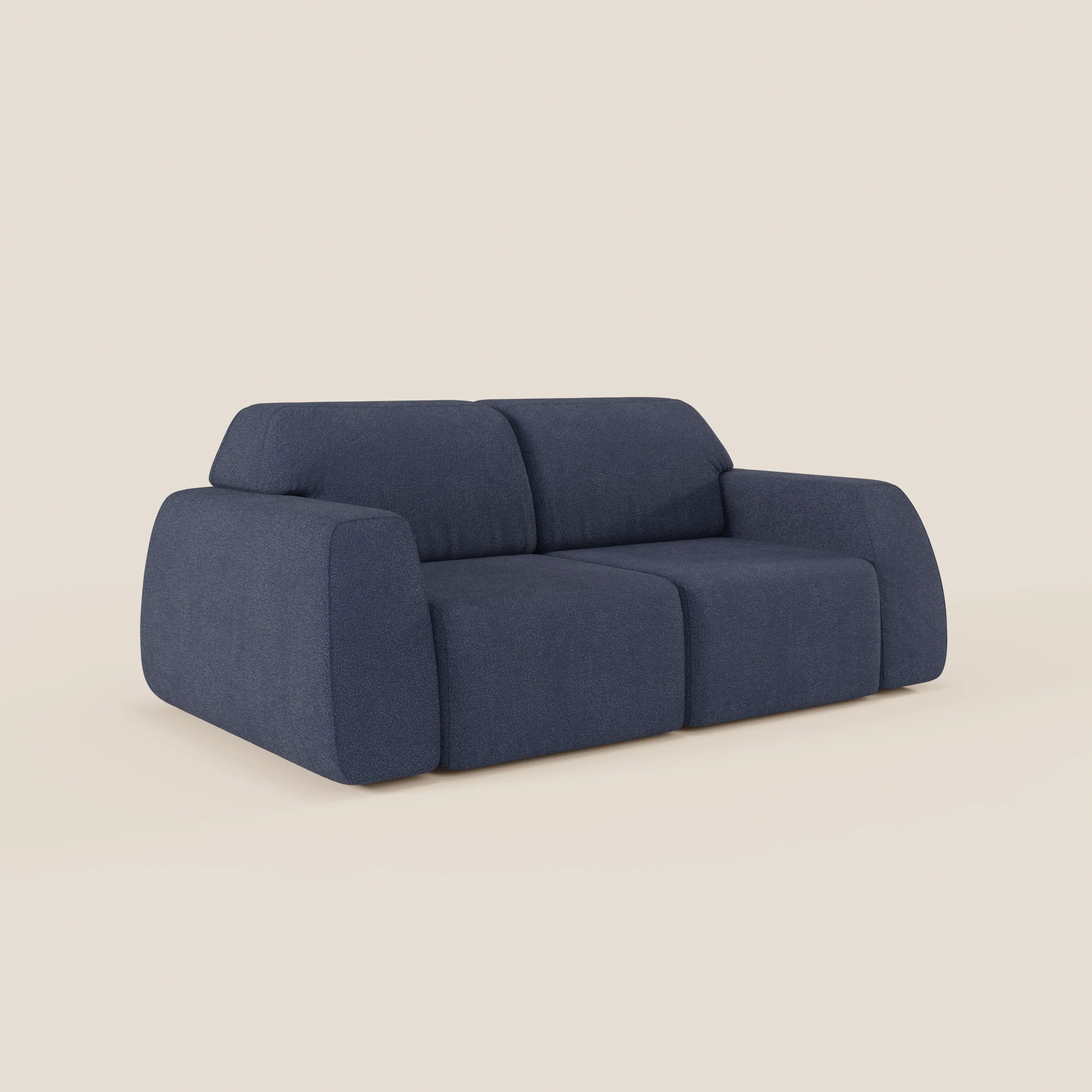 Orbit divano 2 e 3 posti con sedute scorrevoli - completamente sfoderabile in tessuto smacchiabile effetto cotone T33 - divani.store