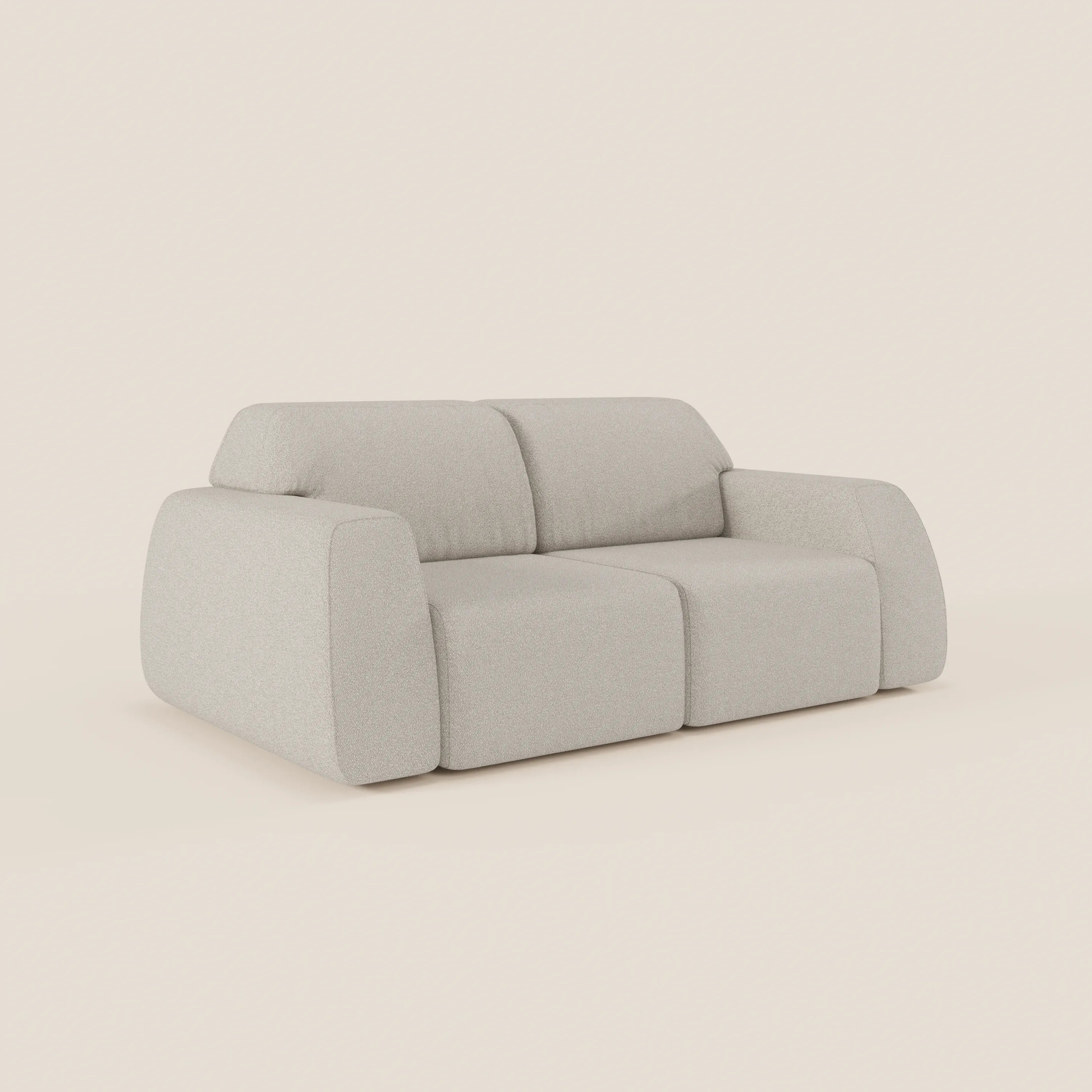 Orbit divano 2 e 3 posti con sedute scorrevoli - completamente sfoderabile in tessuto smacchiabile effetto cotone T33 - divani.store