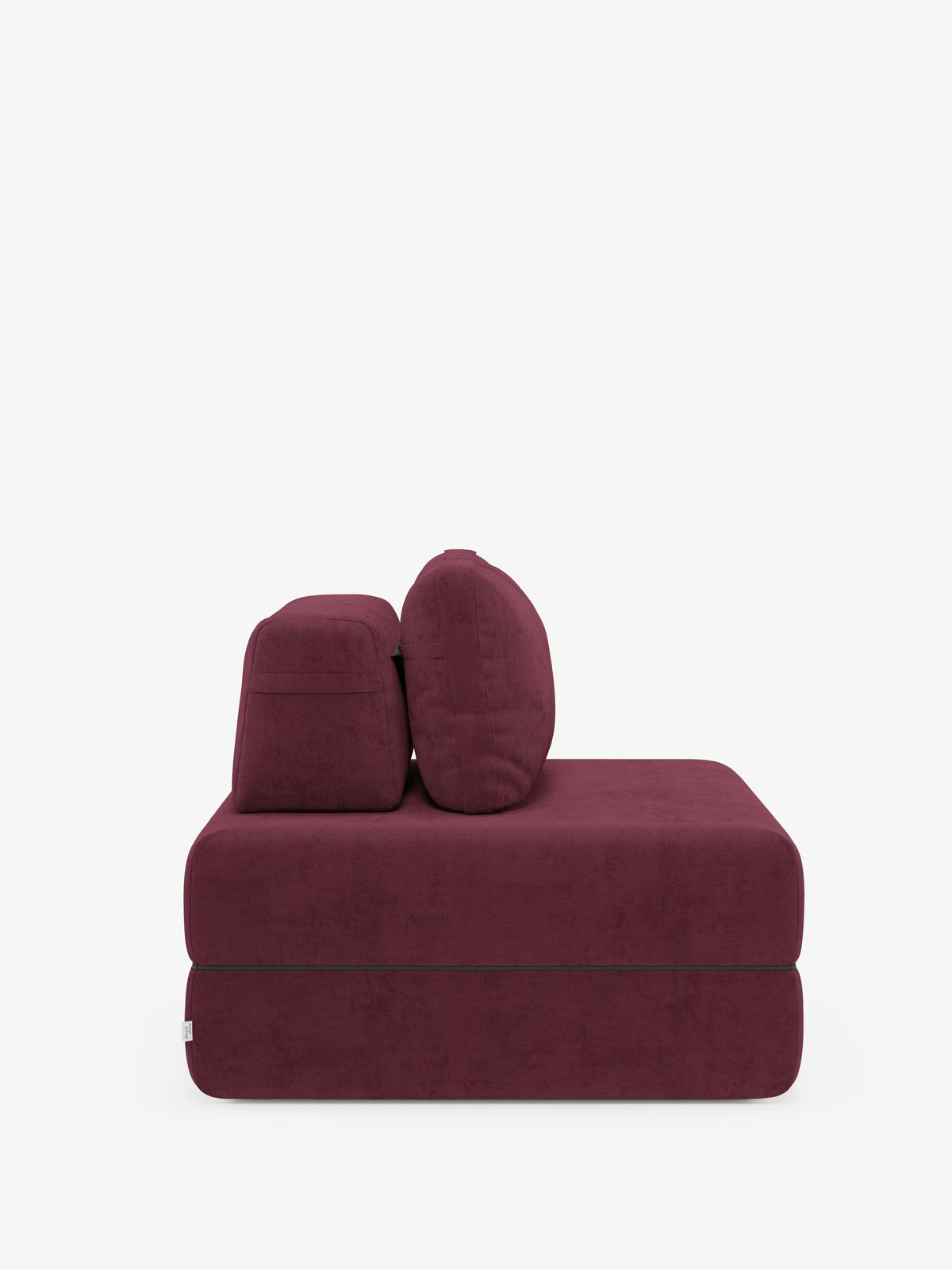 Rift fauteuil-lit avec matelas haut de 24 cm et mousse à mémoire de forme - dossier mobile et tissu antitache T31