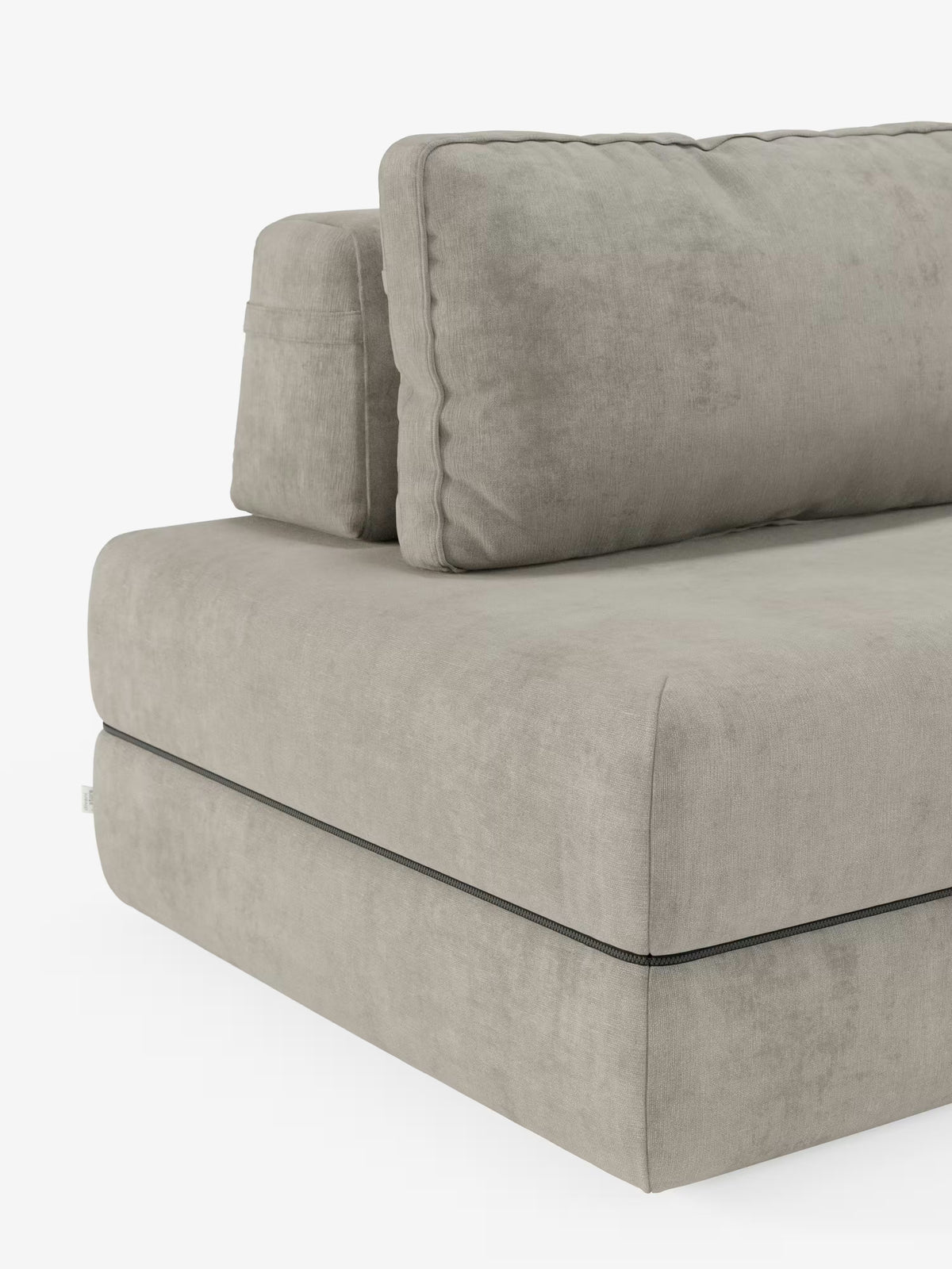 Rift divano letto matrimoniale 2 posti e 3 posti con schienali mobili - materasso alto 24 cm e memory foam in tessuto smacchiabile T31