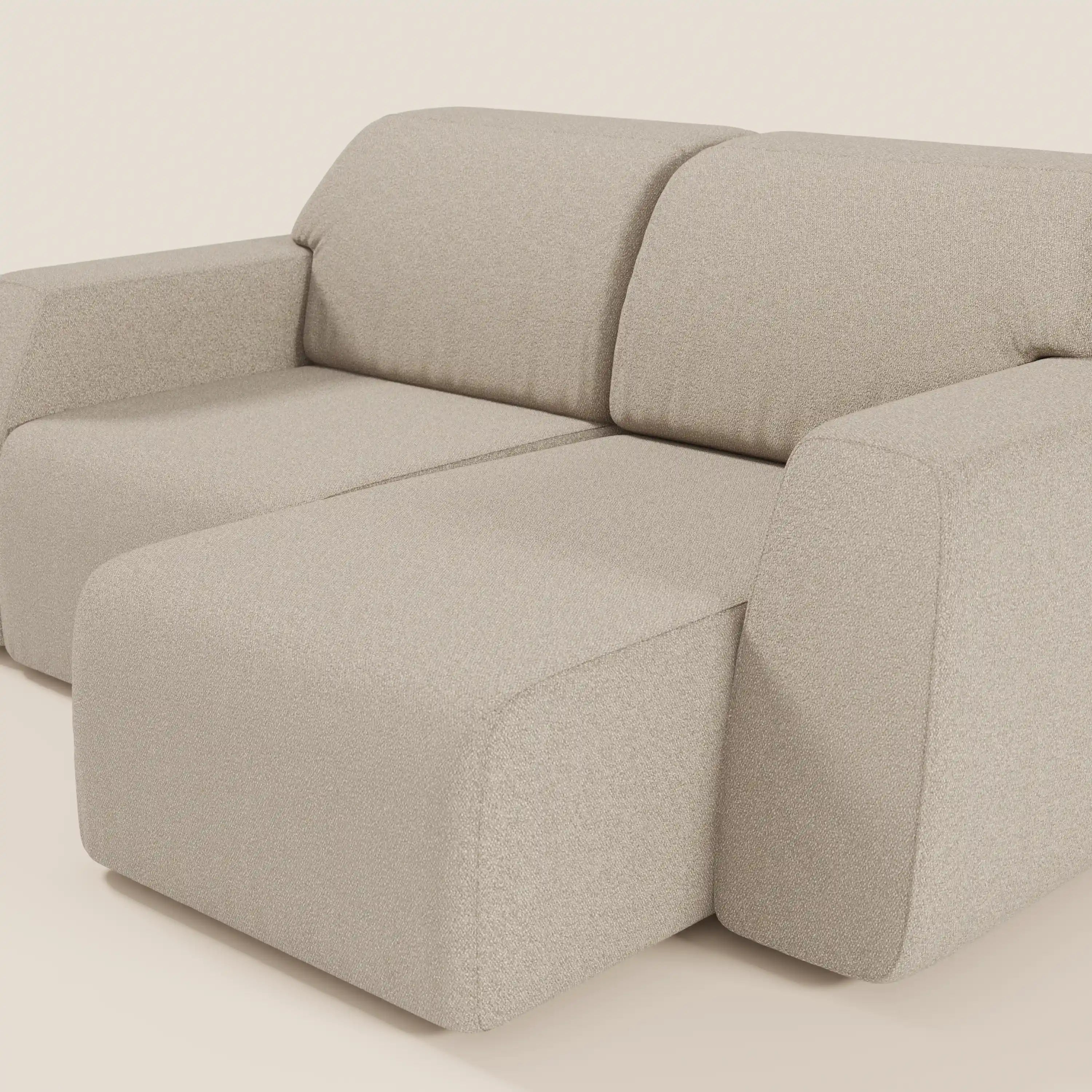 Orbit divano 2 e 3 posti con sedute scorrevoli - completamente sfoderabile in tessuto smacchiabile effetto cotone T33 - divani.store