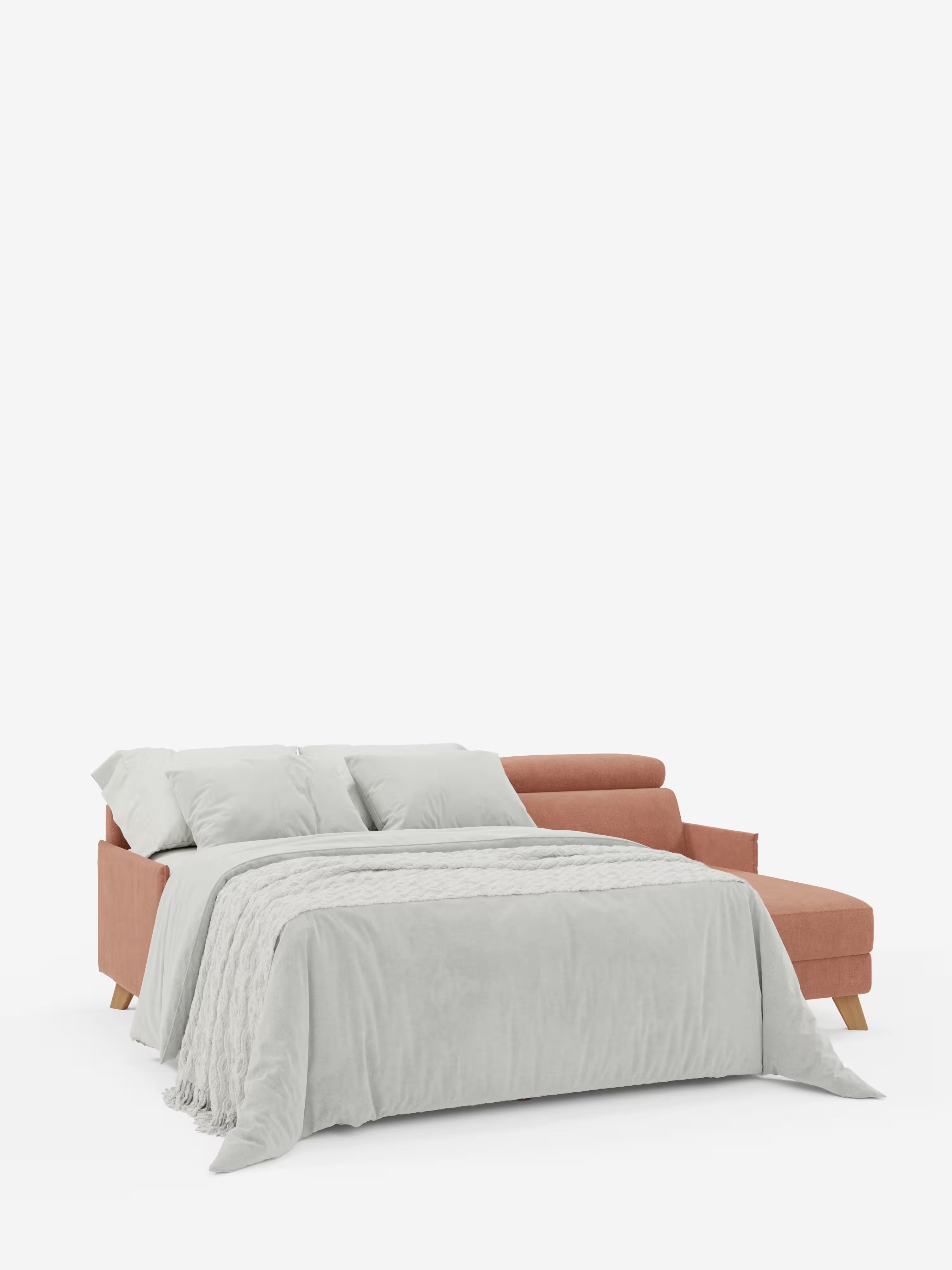Sole Canapé d'angle convertible avec chaise longue avec coffre et têtières inclinables - tissu détachable T23