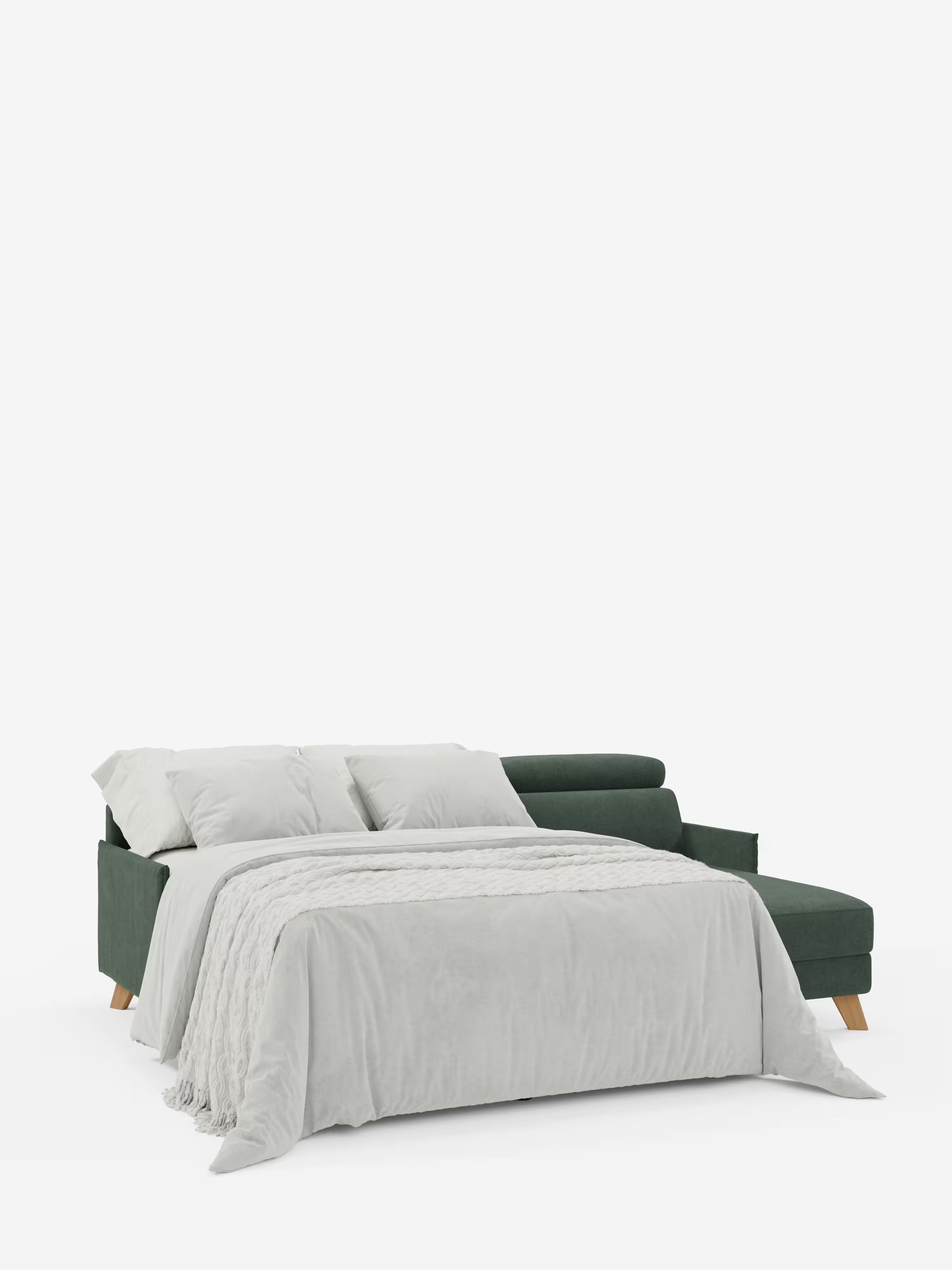 Sole Canapé d'angle convertible avec chaise longue avec coffre et têtières inclinables - tissu détachable T23