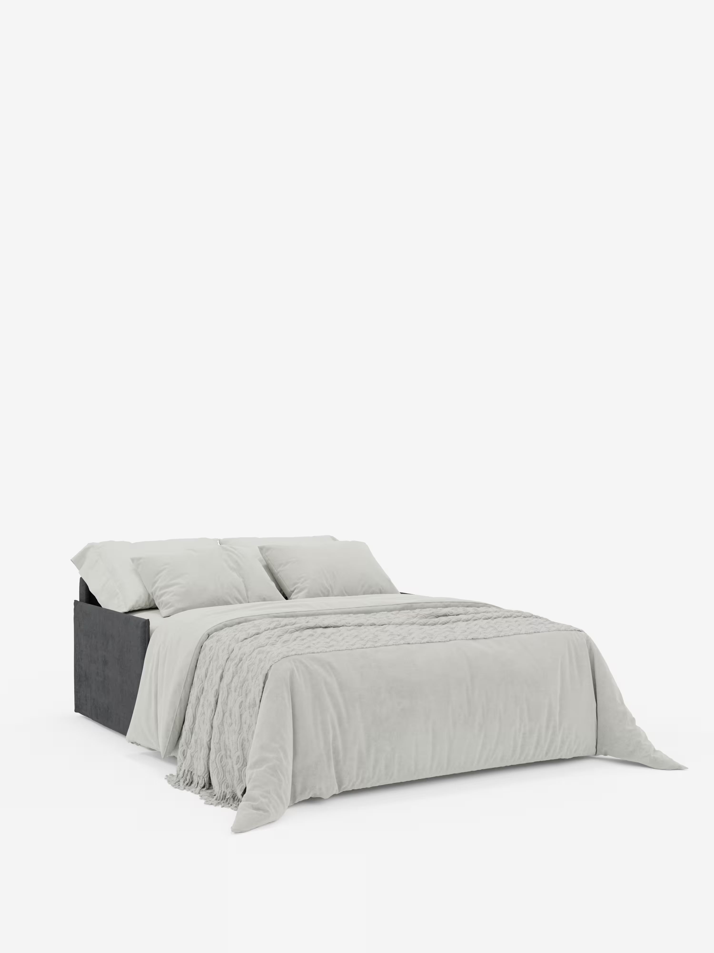 Miryam Canapé convertible avec têtières inclinables et confort maximal - design compact en tissu doux détachable T31