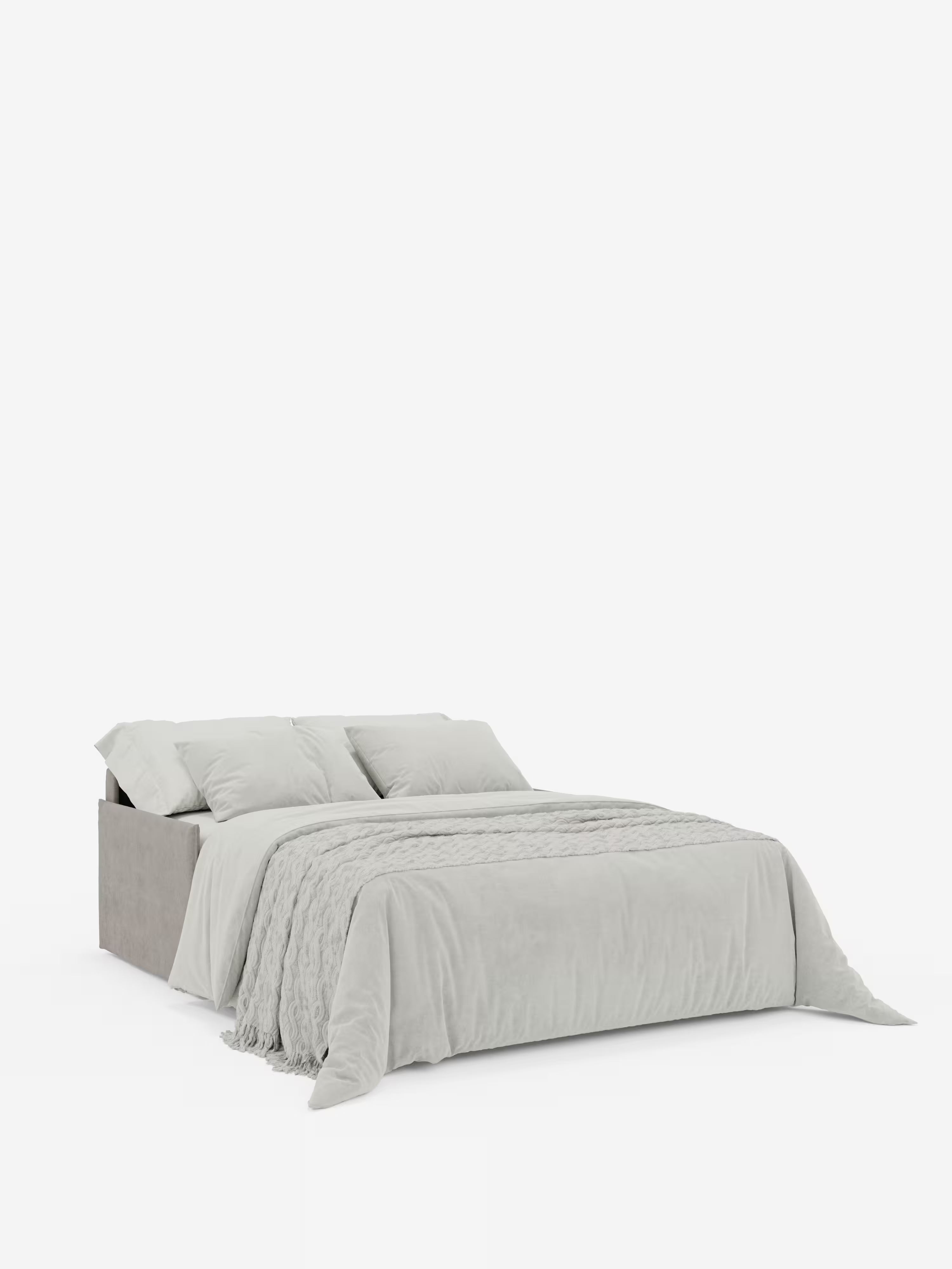 Miryam Canapé convertible avec têtières inclinables et confort maximal - design compact en tissu doux détachable T31