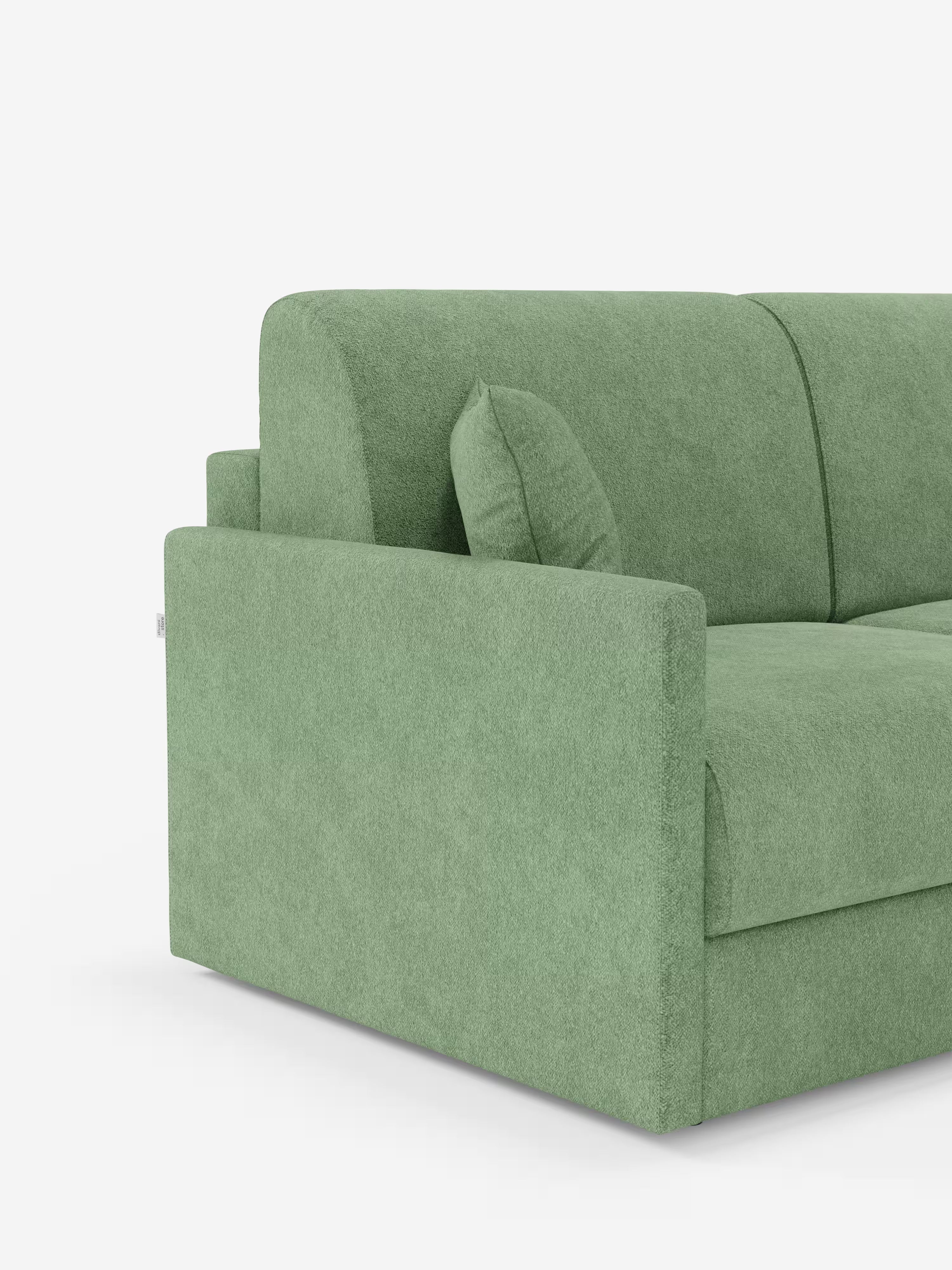 Tommy Divano Letto con penisola contenitore - design minimal e sfoderabile in tessuto smacchiabile simil cotone T33