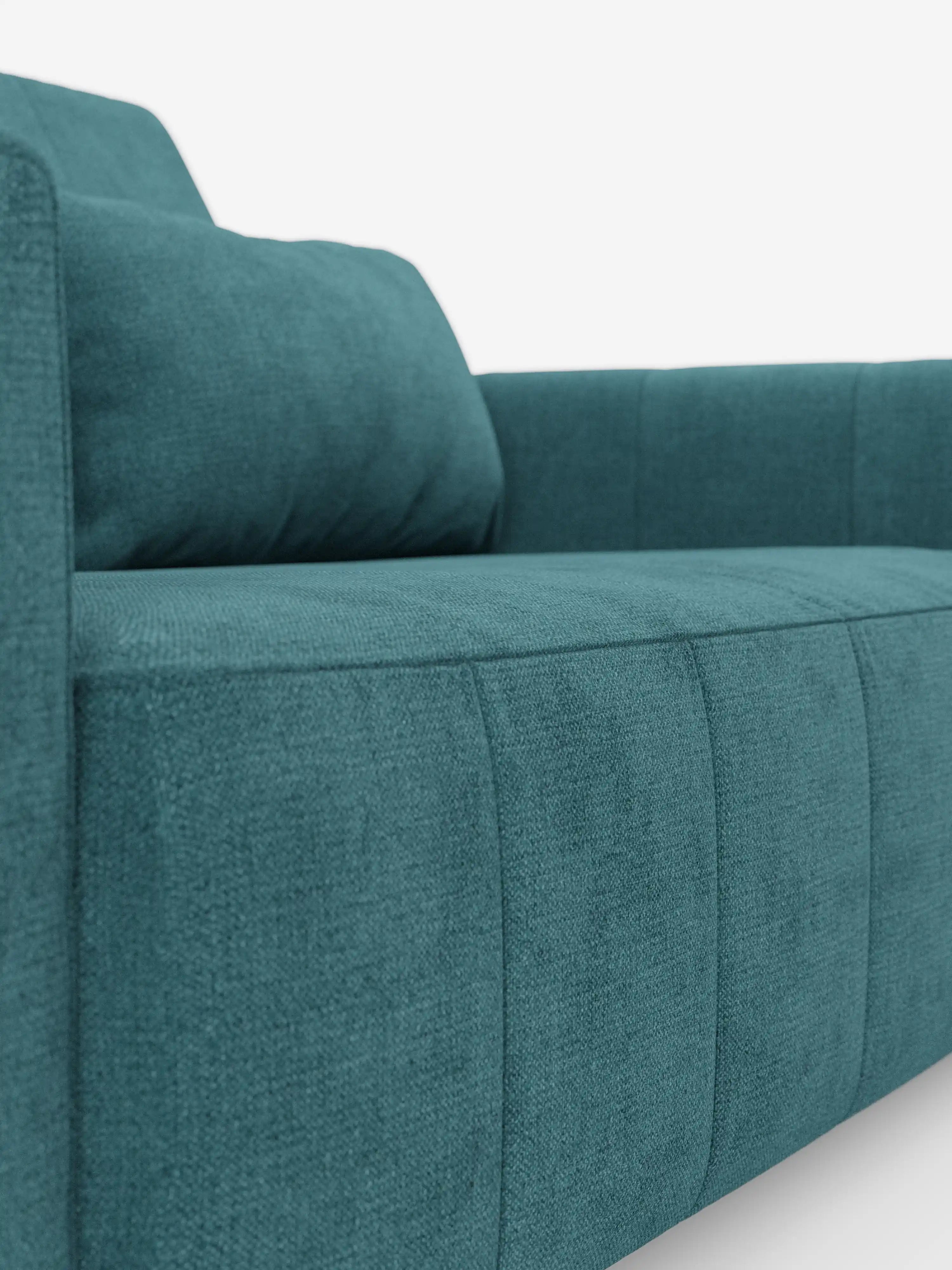 Doric canapé 3 places avec assises extensibles via relax électrique - appuie-tête inclinable en tissu anti-taches T23