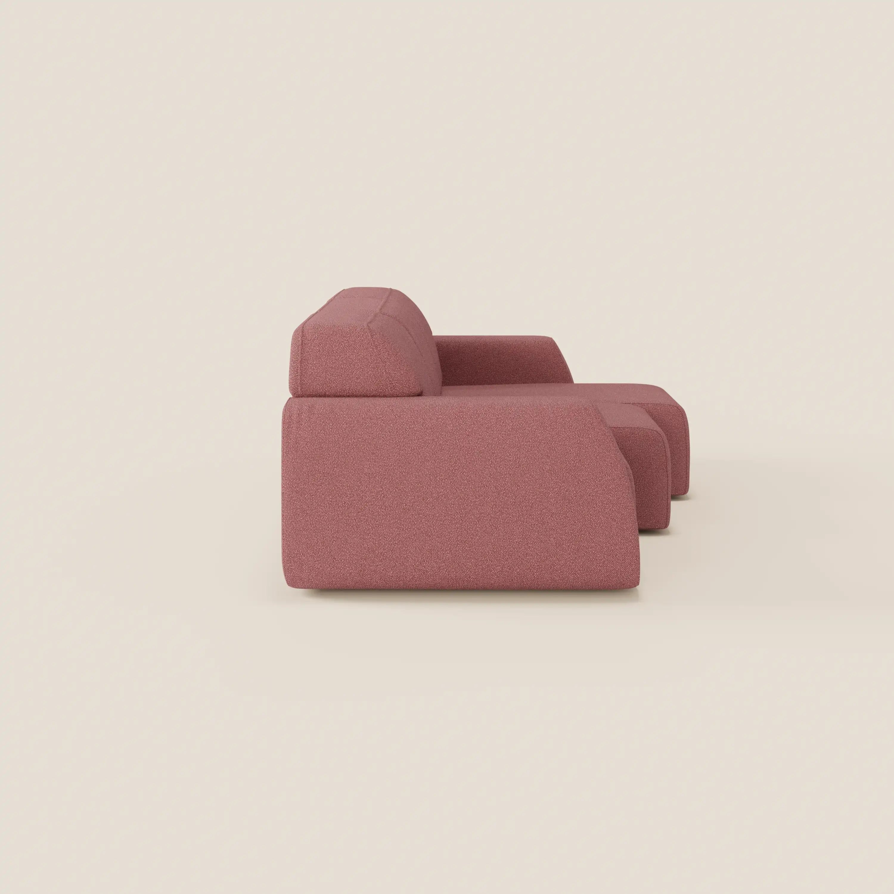 Orbit divano con 3 sedute scorrevoli e allungabili in tessuto effetto cotone smacchiabile T33 - divani.store