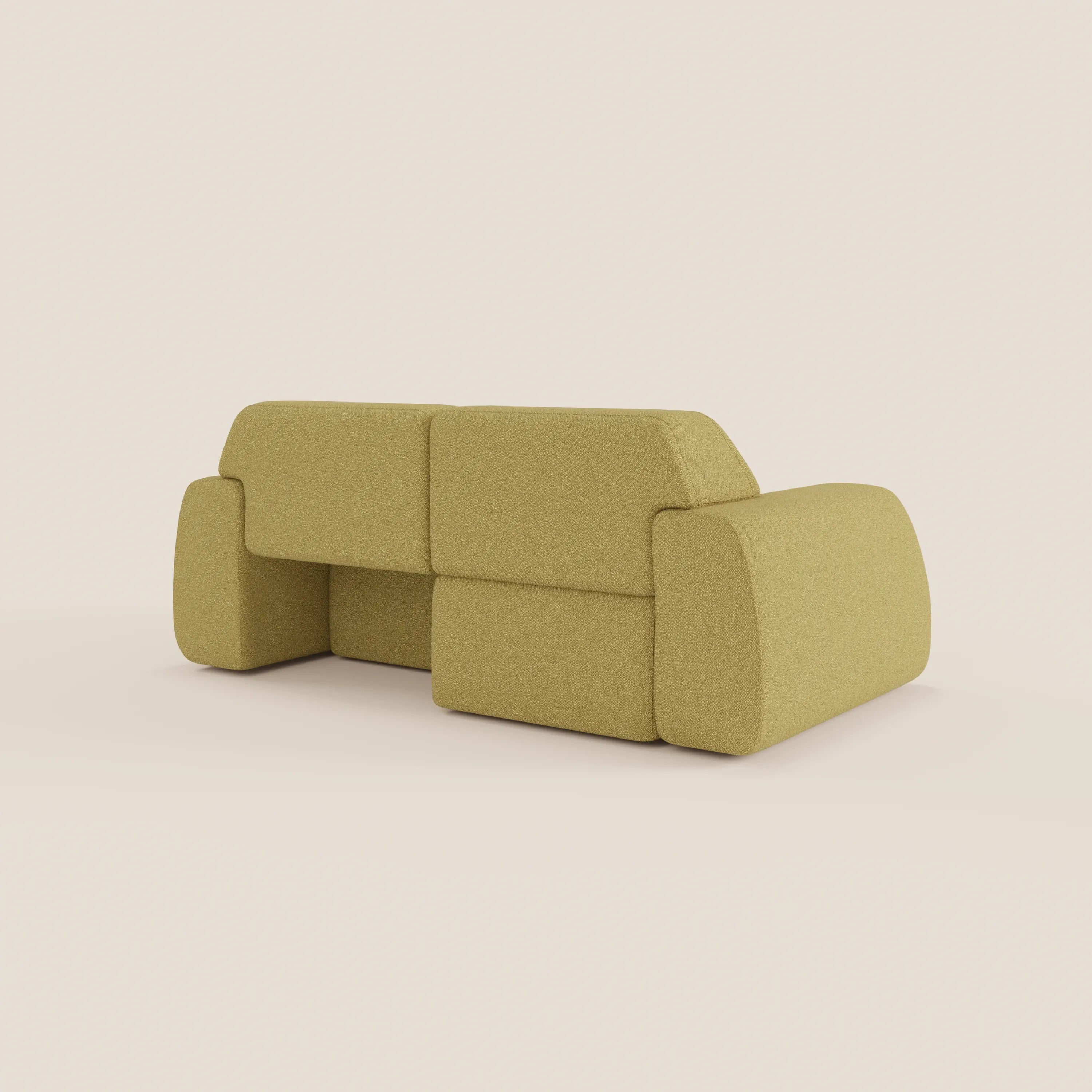 Orbit divano 2 e 3 posti con sedute scorrevoli - completamente sfoderabile in tessuto smacchiabile effetto cotone T33 - divani.store