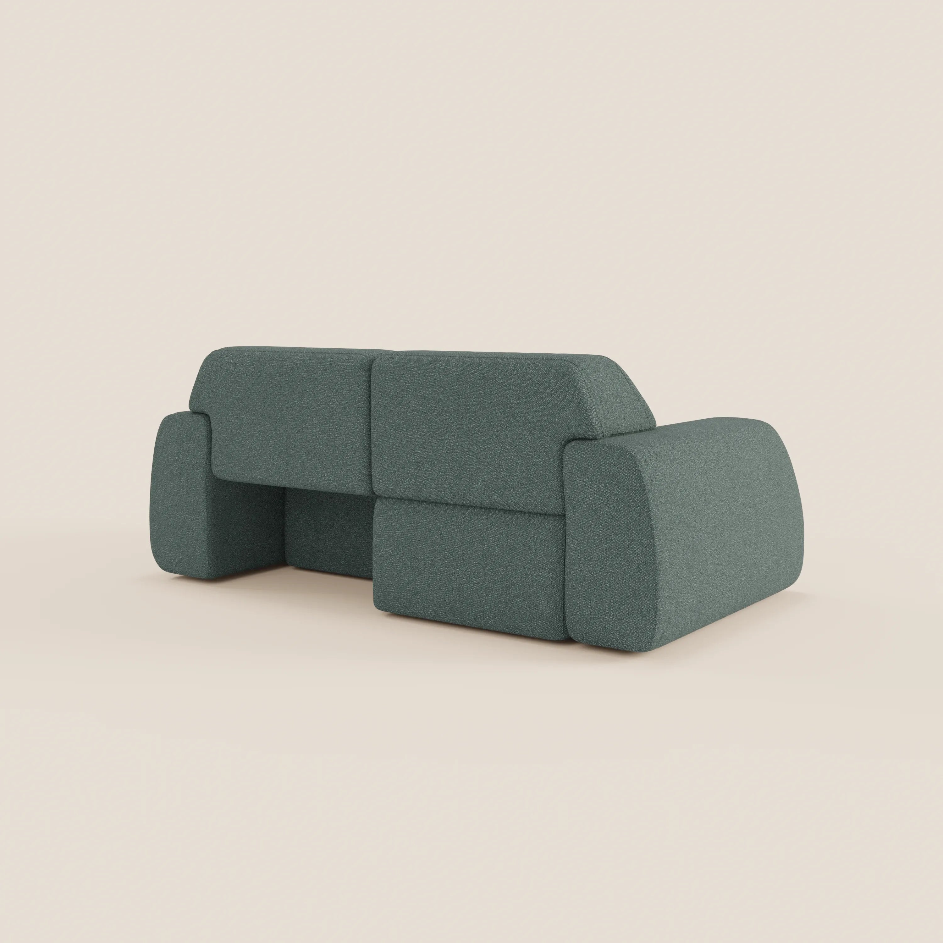 Orbit divano 2 e 3 posti con sedute scorrevoli - completamente sfoderabile in tessuto smacchiabile effetto cotone T33 - divani.store