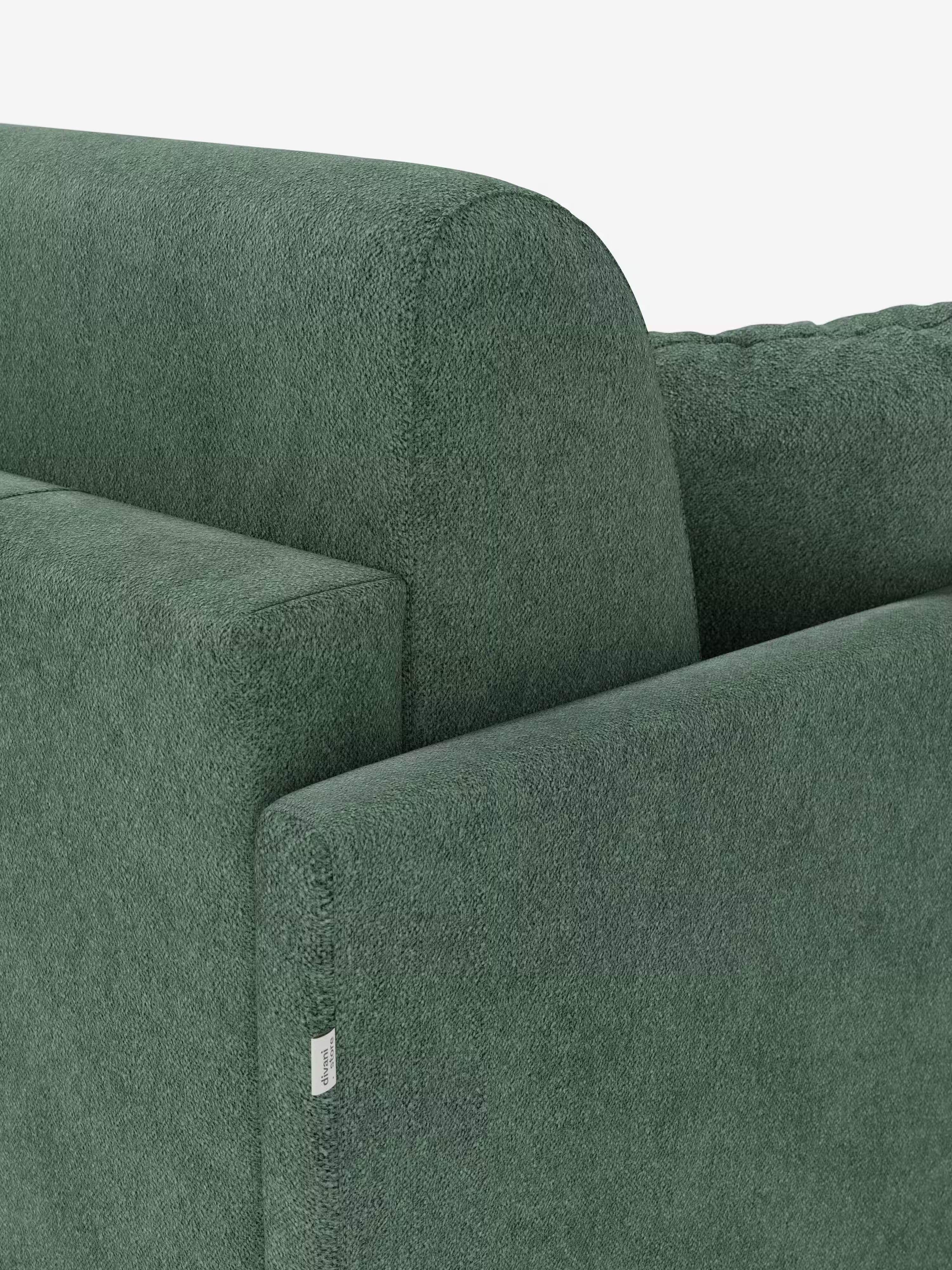 Tommy canapé-lit 2 et 3 places double - 100% déhoussable en tissu imitation coton détachable T33