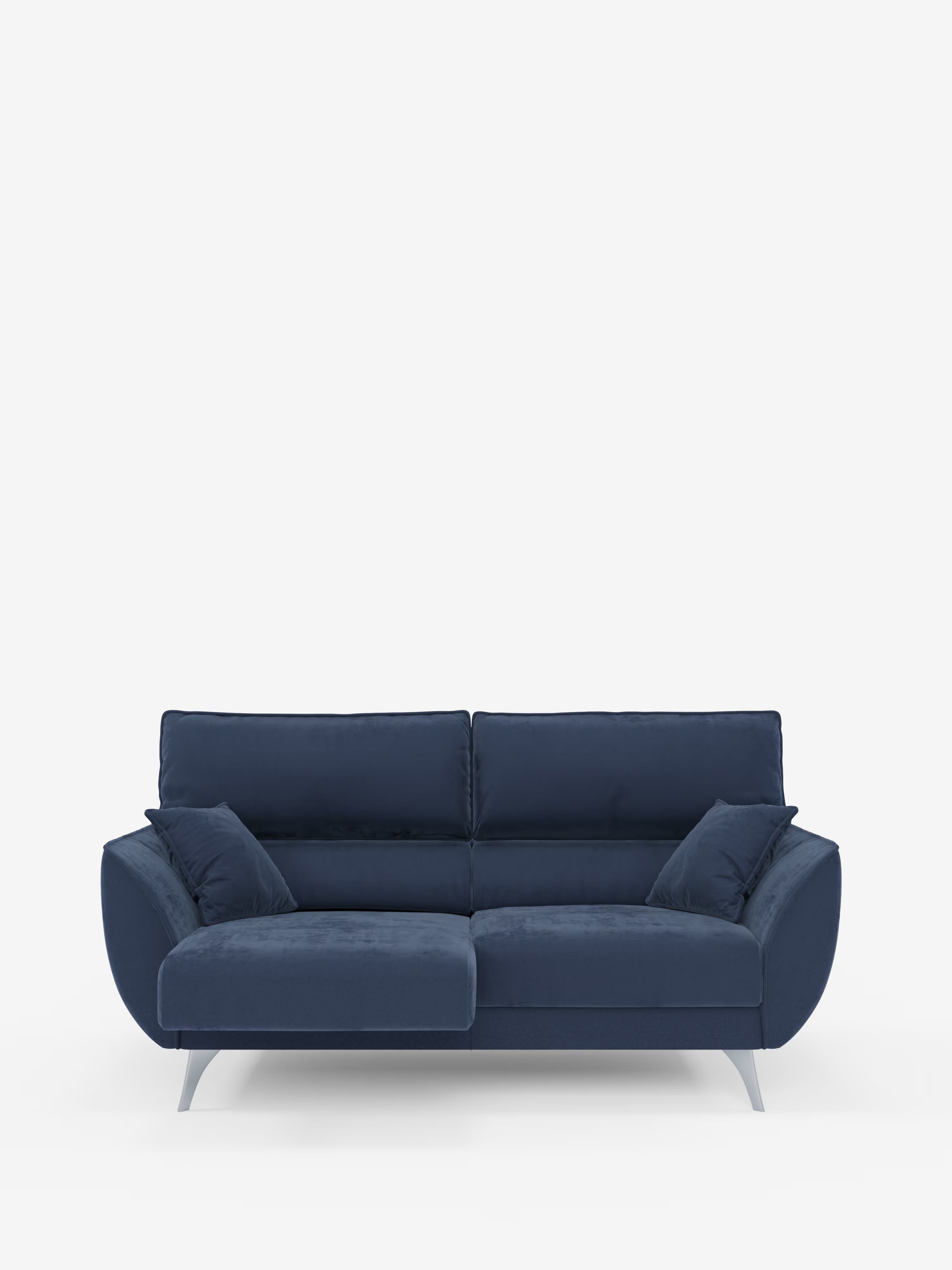 Michelangelo Canapé 2 et 3 places avec assises coulissantes et têtières réglables en tissu détachable T30