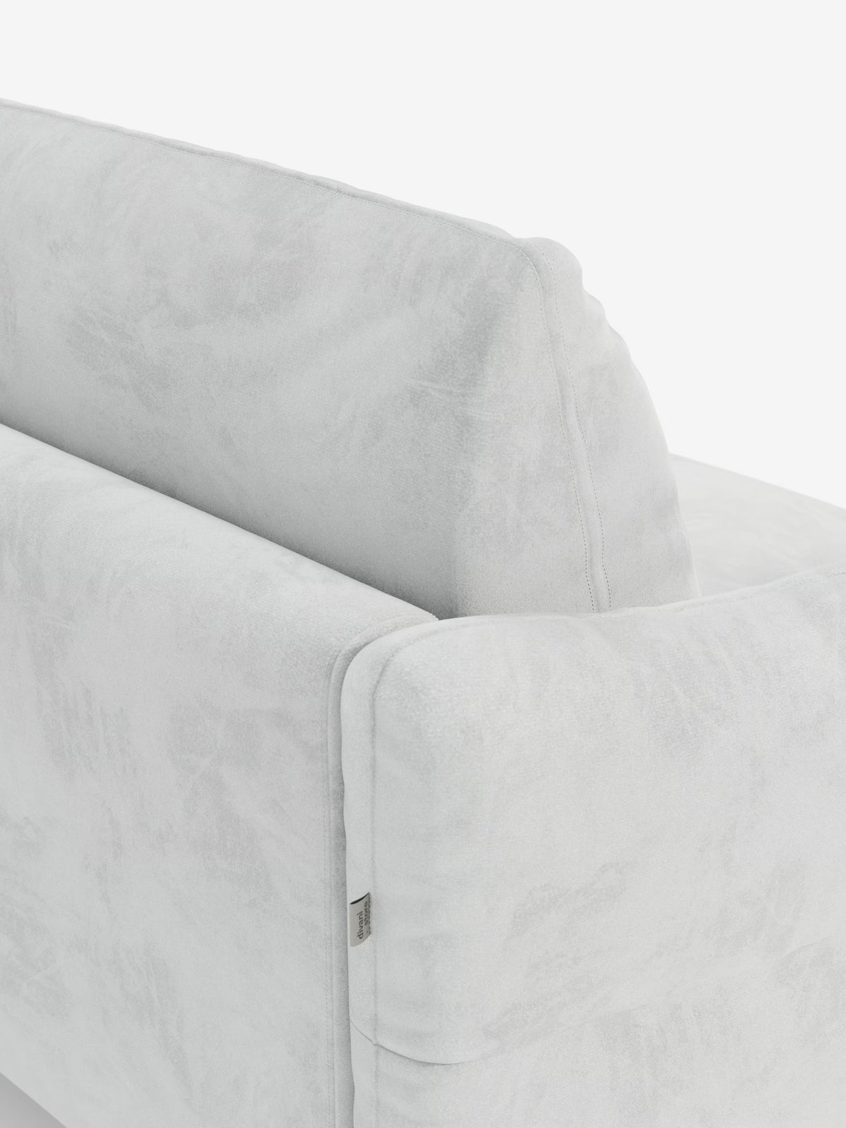 Dalia canapé-lit avec méridienne coffre de rangement et matelas de 18 cm de hauteur - pieds hauts et tissu anti-taches T30
