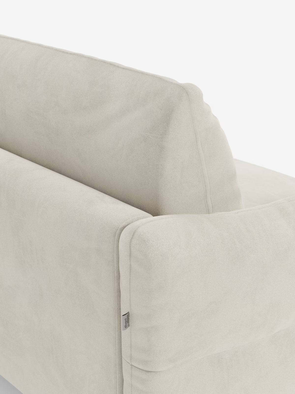Dalia canapé-lit avec méridienne coffre de rangement et matelas de 18 cm de hauteur - pieds hauts et tissu anti-taches T30
