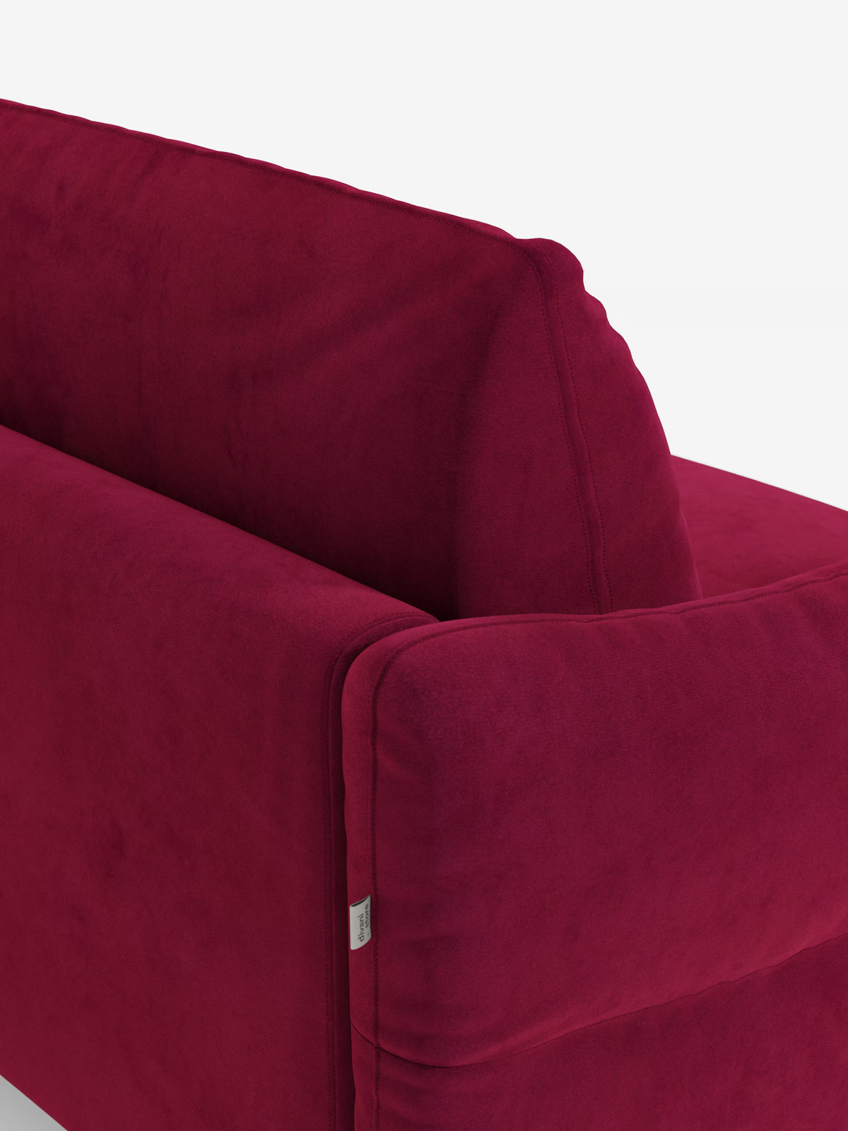Dalia canapé-lit avec méridienne coffre de rangement et matelas de 18 cm de hauteur - pieds hauts et tissu anti-taches T30
