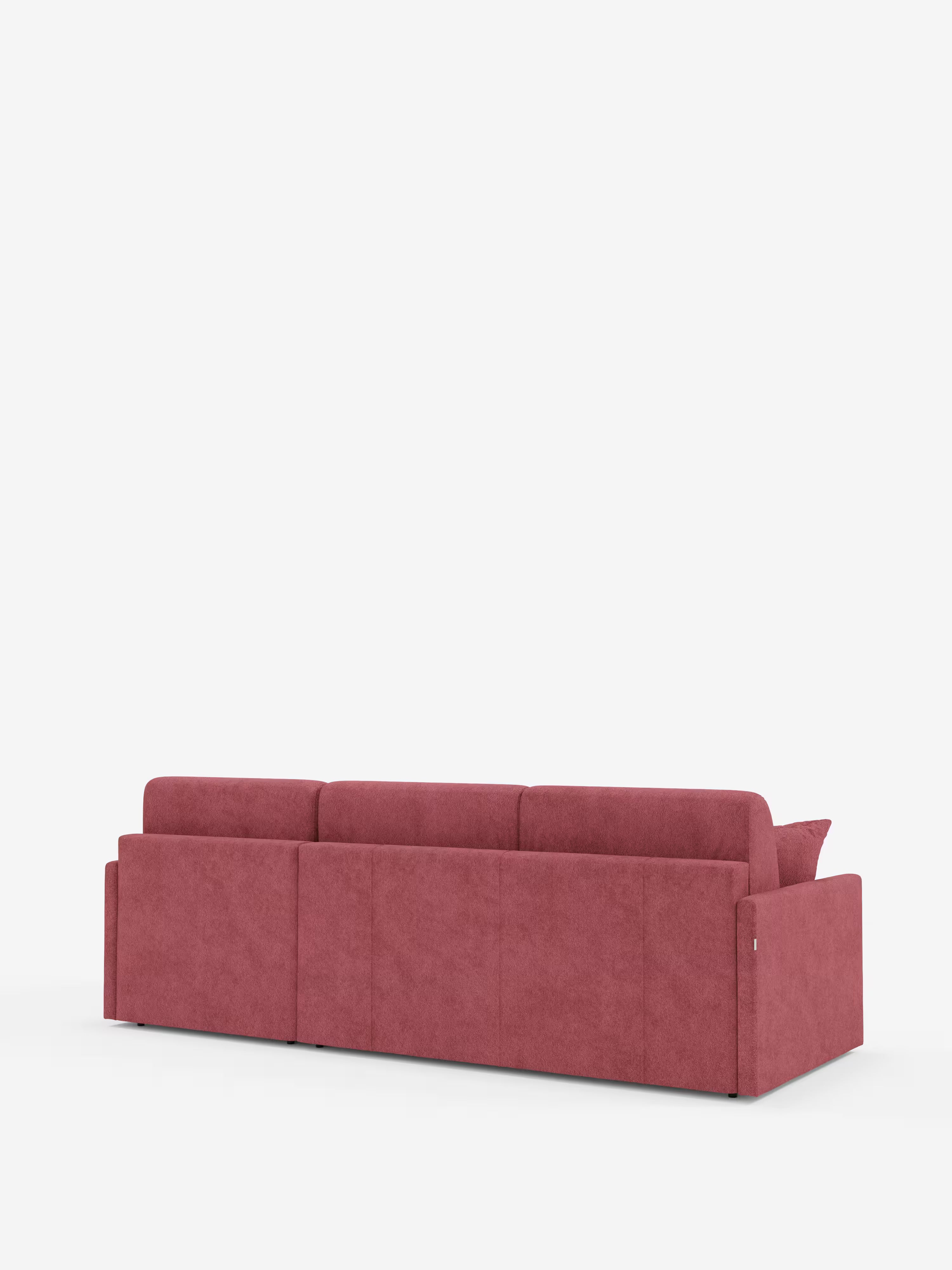 Tommy Divano Letto con penisola contenitore - design minimal e sfoderabile in tessuto smacchiabile simil cotone T33