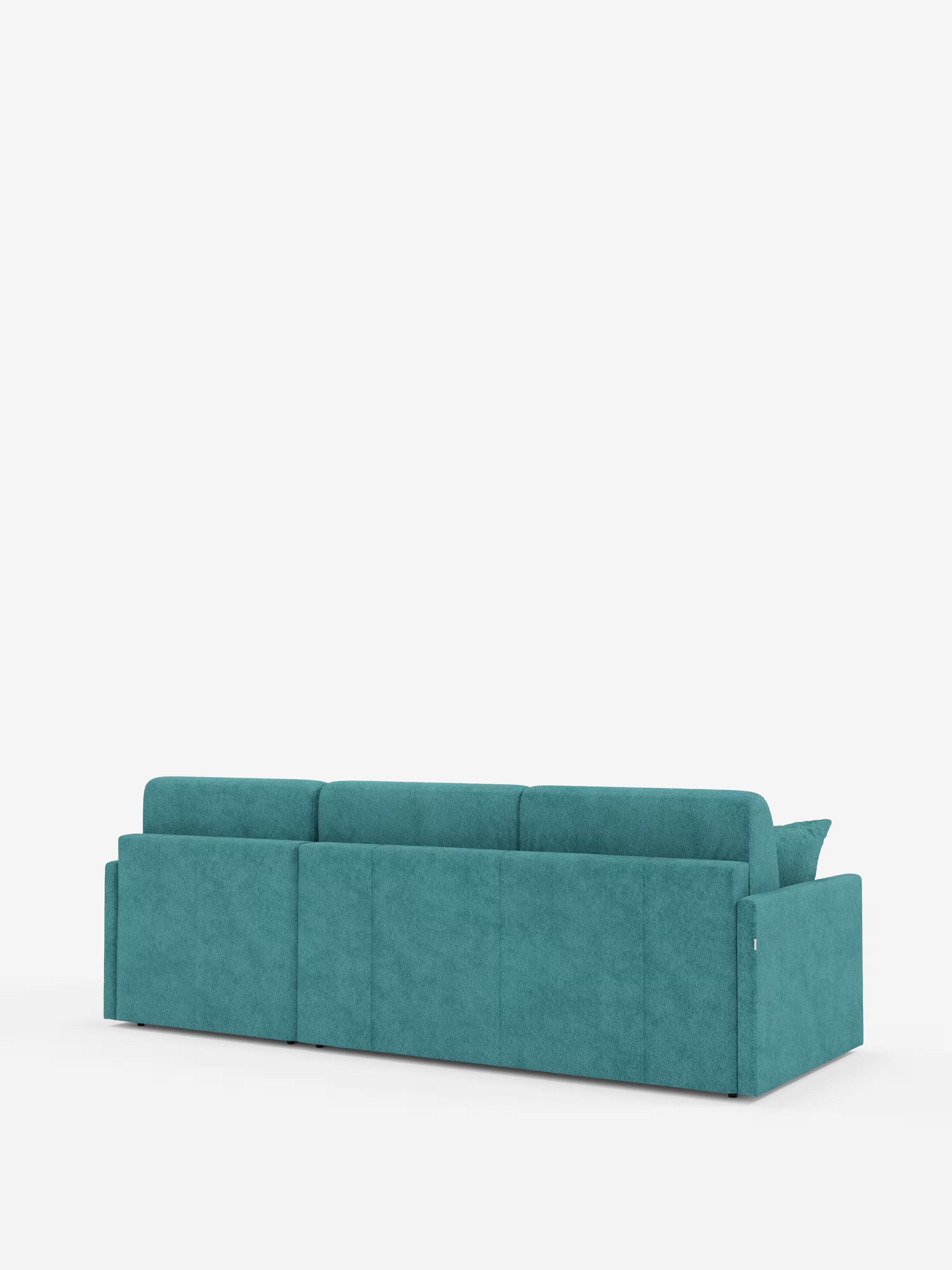 Tommy Divano Letto con penisola contenitore - design minimal e sfoderabile in tessuto smacchiabile simil cotone T33