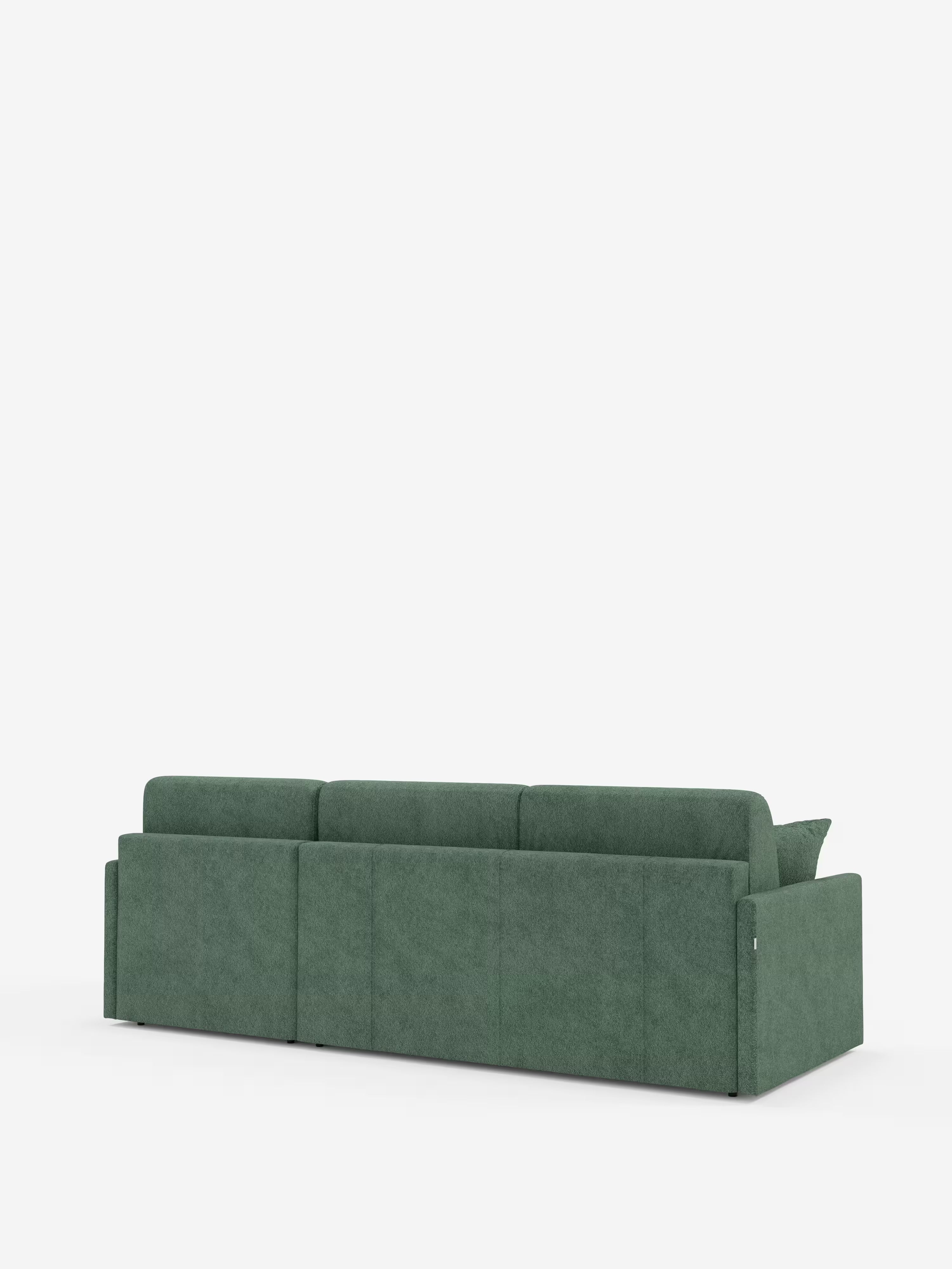 Tommy Divano Letto con penisola contenitore - design minimal e sfoderabile in tessuto smacchiabile simil cotone T33