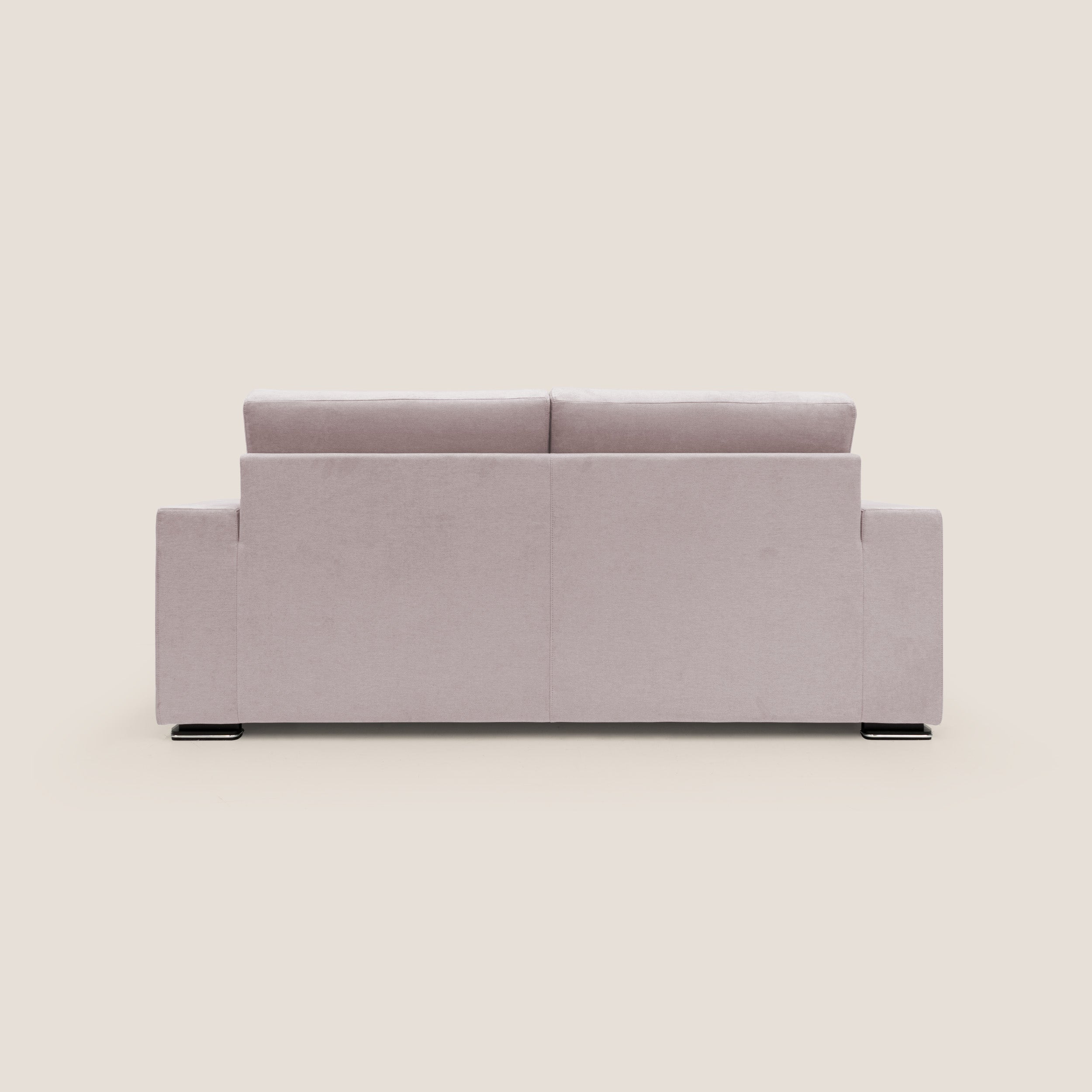 Giove divano in morbido tessuto impermeabile T02 rosa - divani.store
