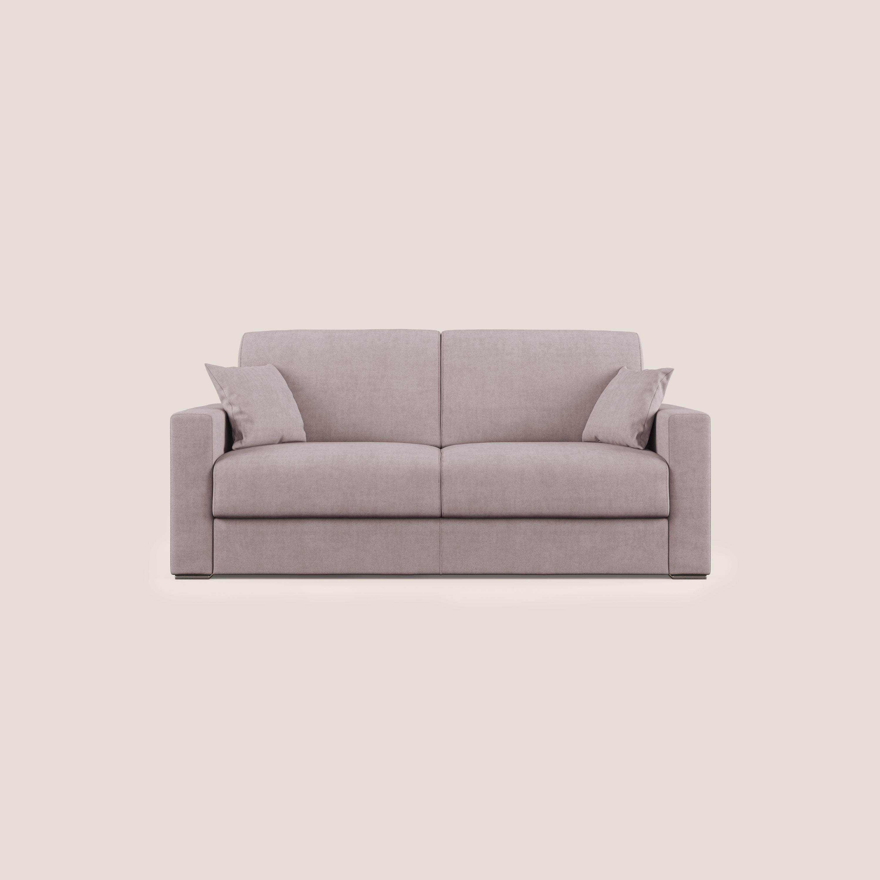 Best Divano letto matrimoniale in tessuto impermeabile T02 rosa - divani.store