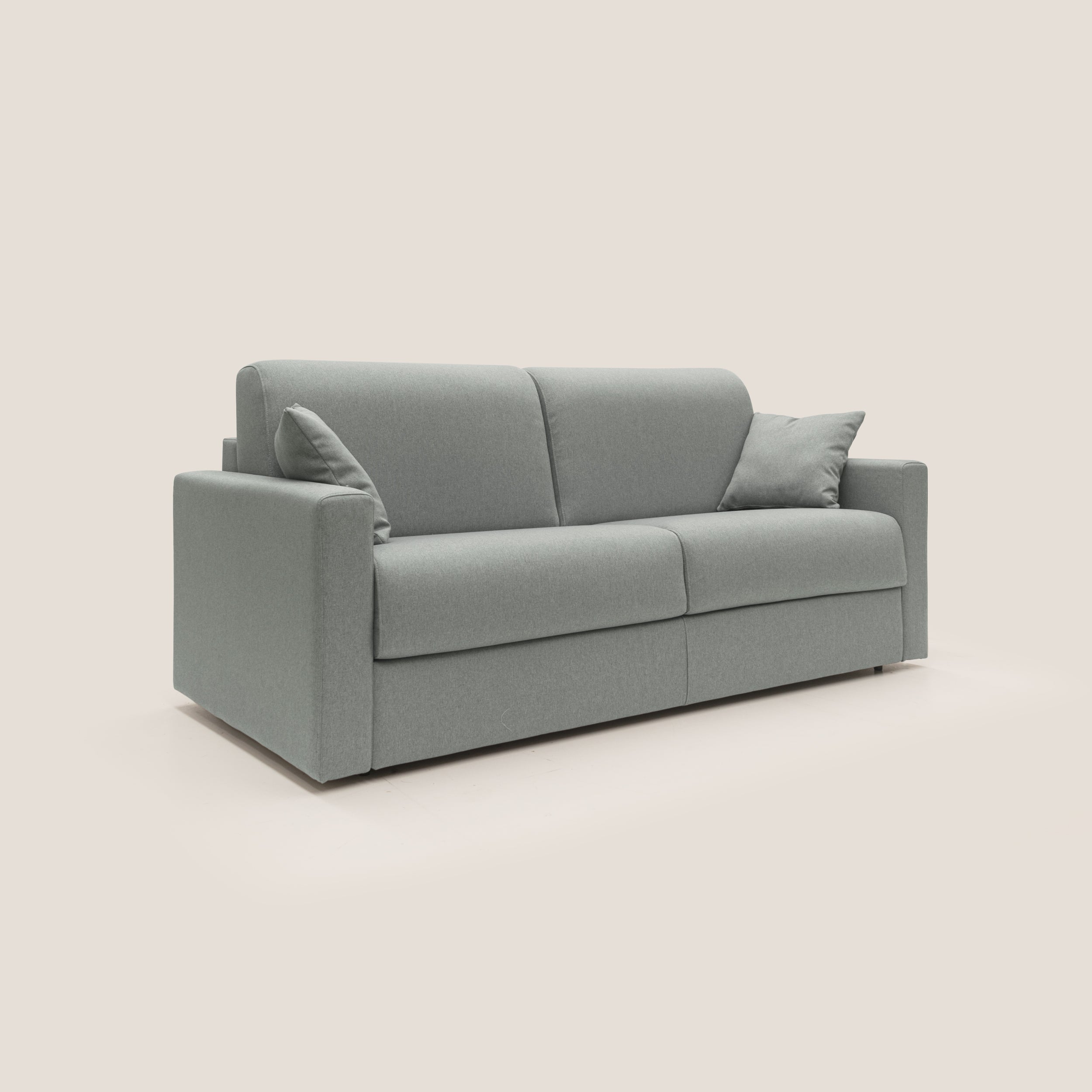 Chris Divano letto matrimoniale in tessuto impermeabile T13 grigio - divani.store