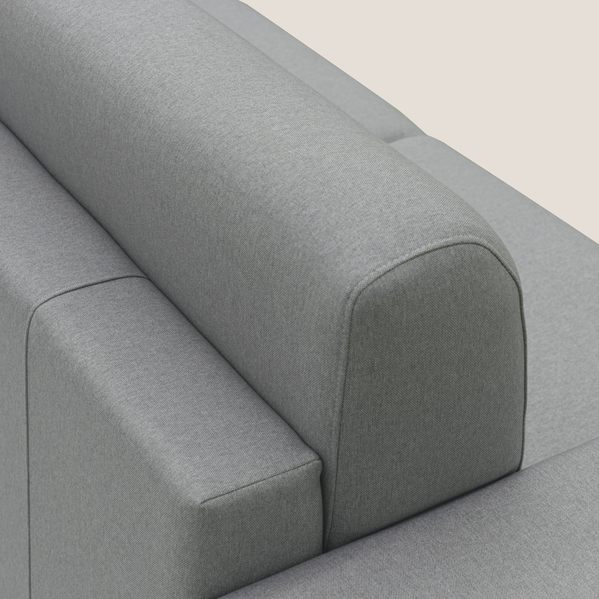 Chris Divano letto matrimoniale in tessuto impermeabile T13 grigio - divani.store