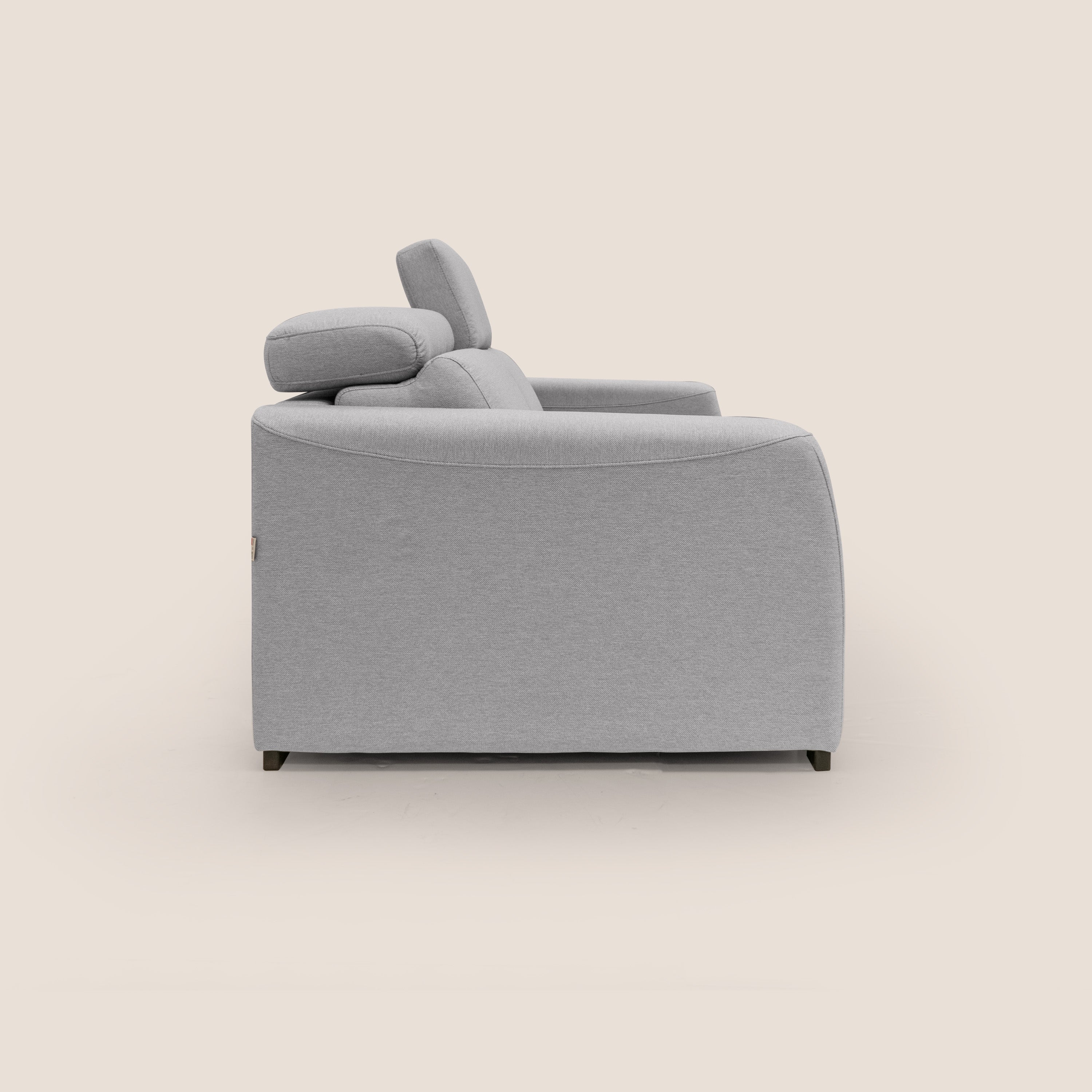 Poseidon canapé lit convertible + RELAX électrique en tissu imperméable détachable T05 gris
