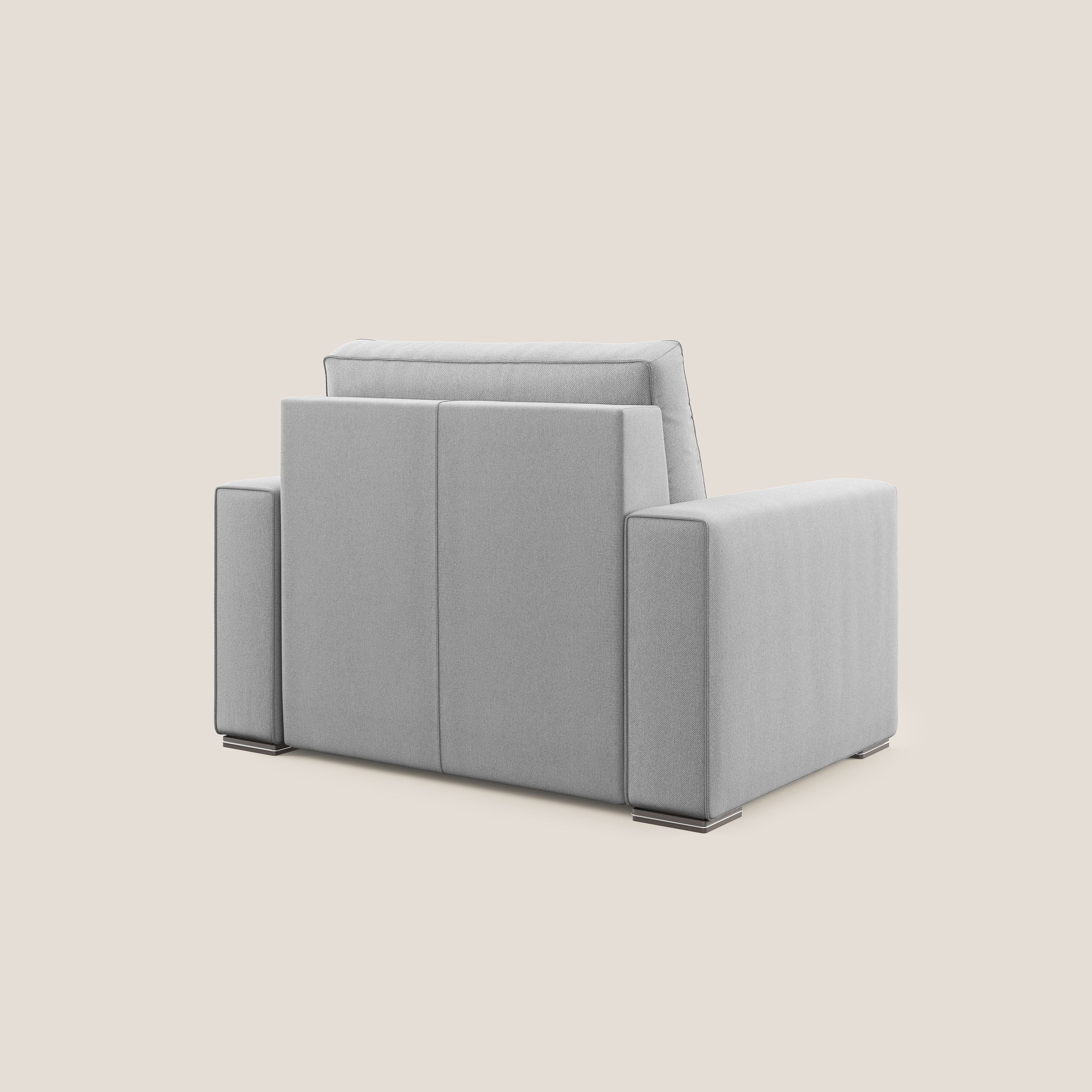 Dream poltrona letto in tessuto smacchiabile T05 grigio - divani.store