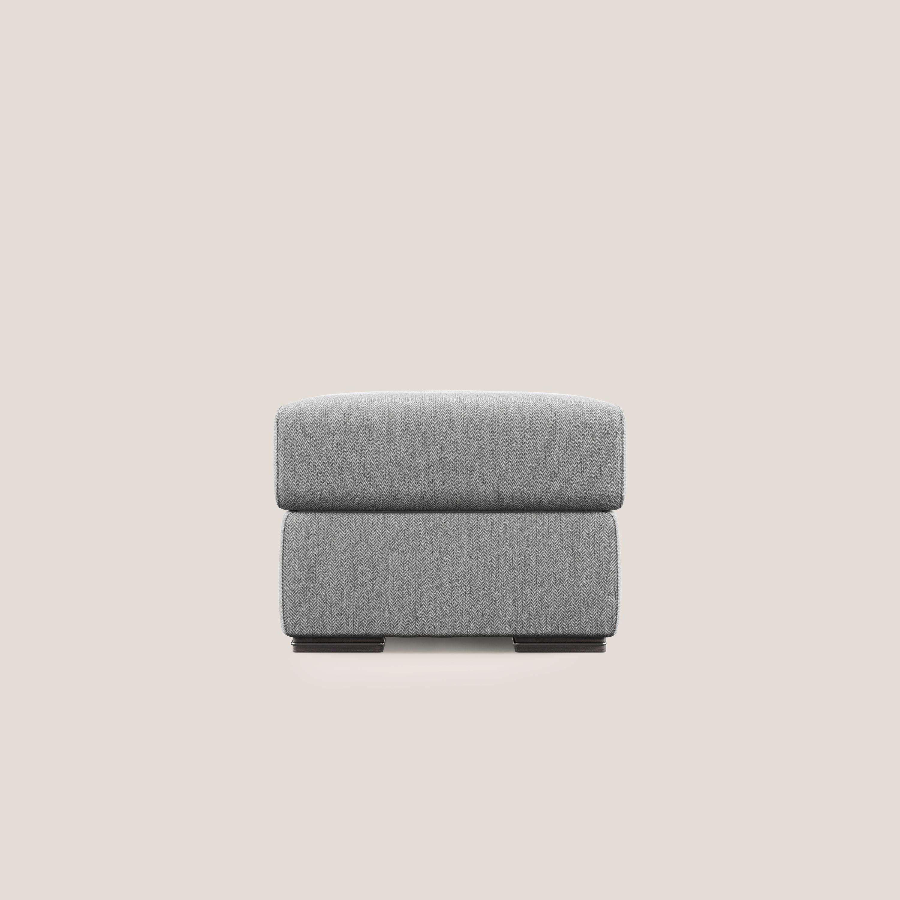 Sun pouf apribile contenitore in tessuto smacchiabile ad acqua T05 grigio - divani.store