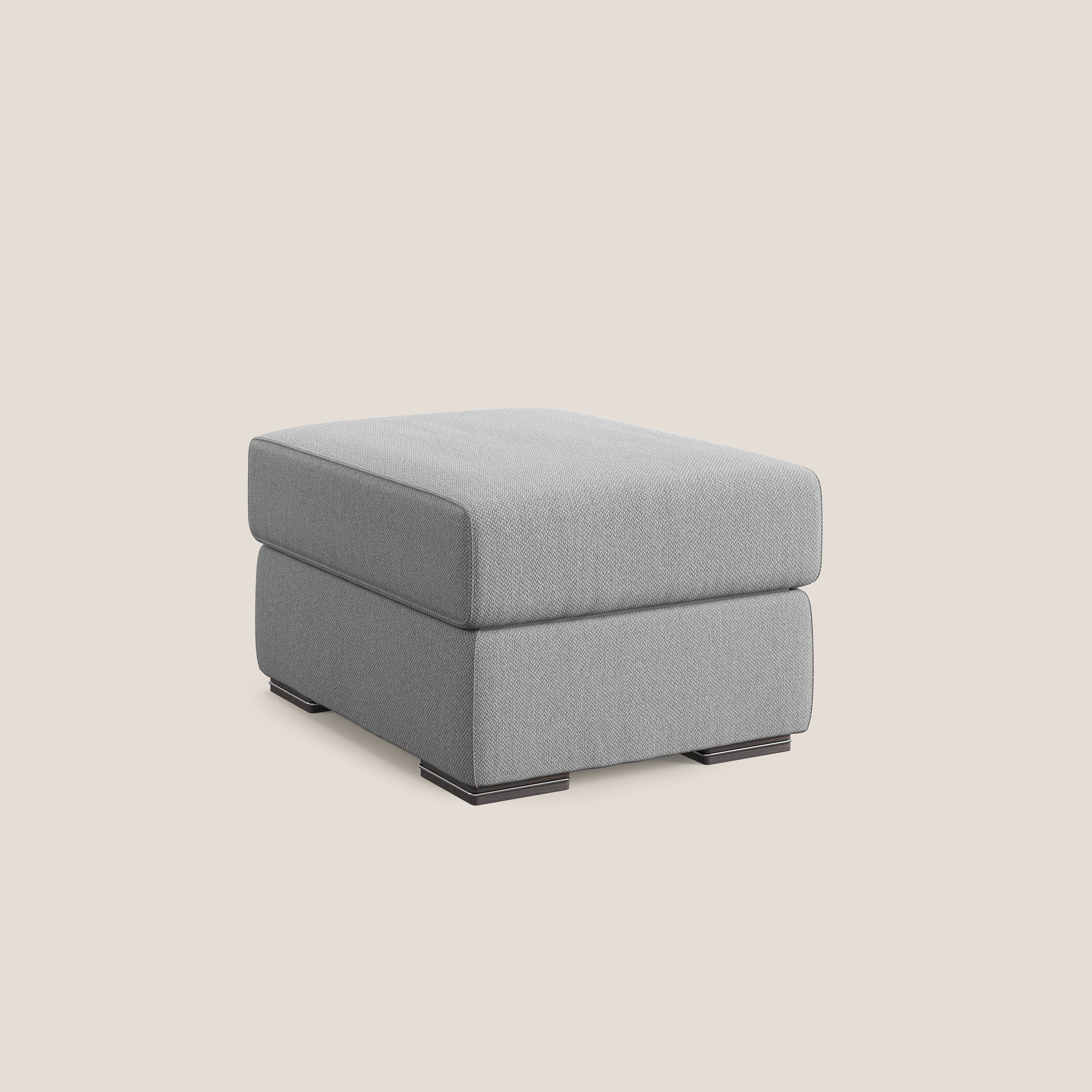 Sun pouf apribile contenitore in tessuto smacchiabile ad acqua T05 grigio - divani.store