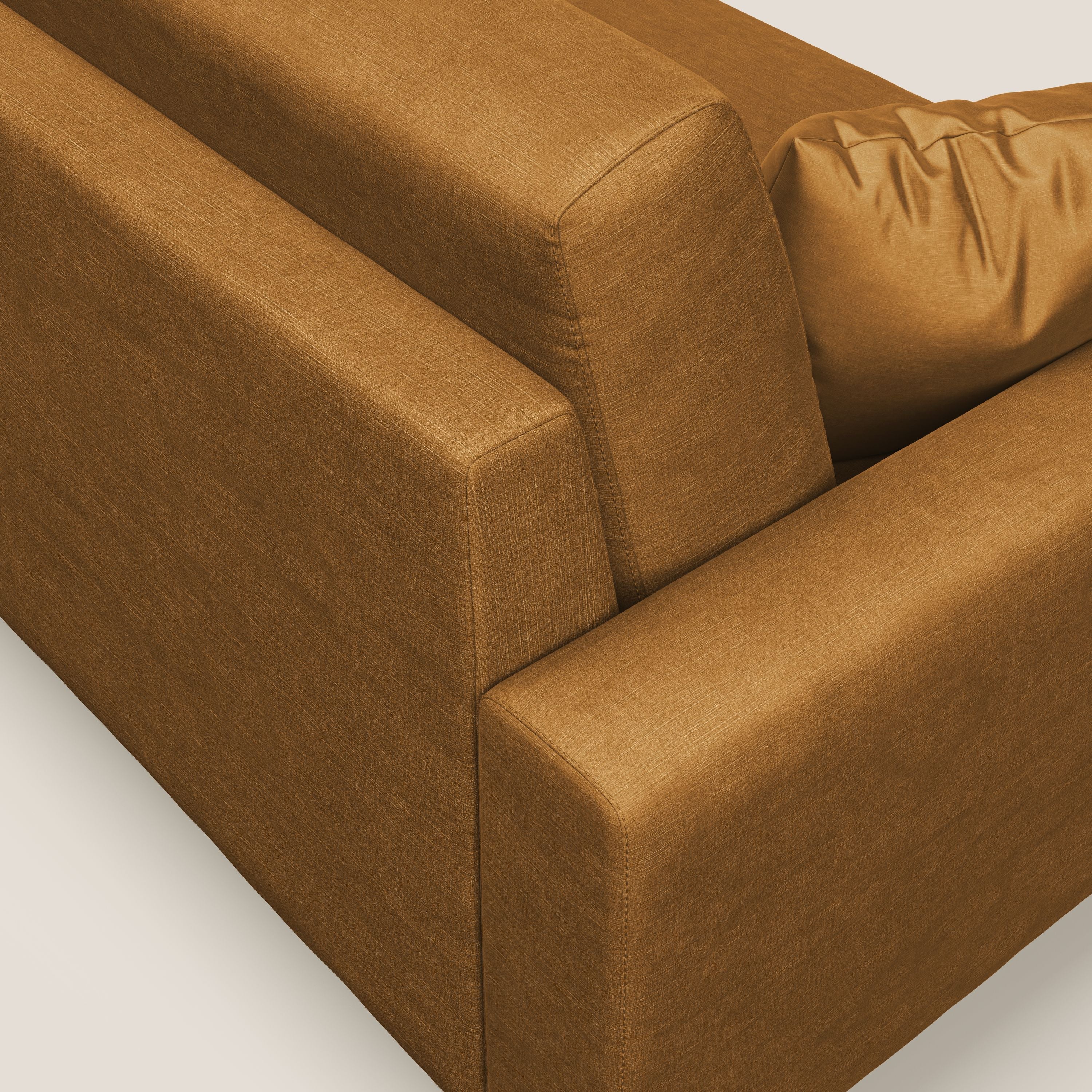 Arthur divano moderno in velluto morbido impermeabile T01 oro - divani.store