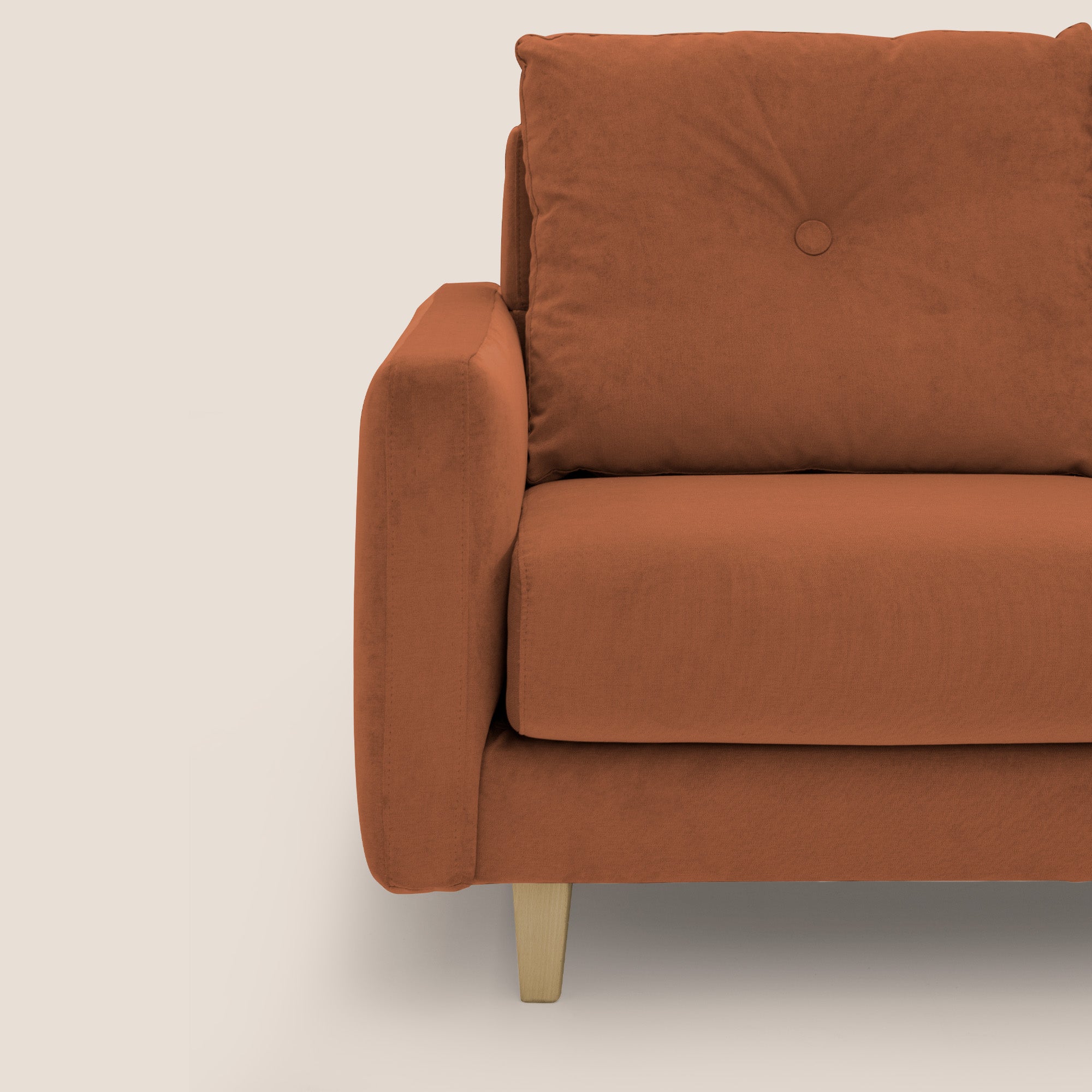 Matisse Divano angolare con sedute scorrevoli in tessuto morbido smacchiabile T17 - divani.store