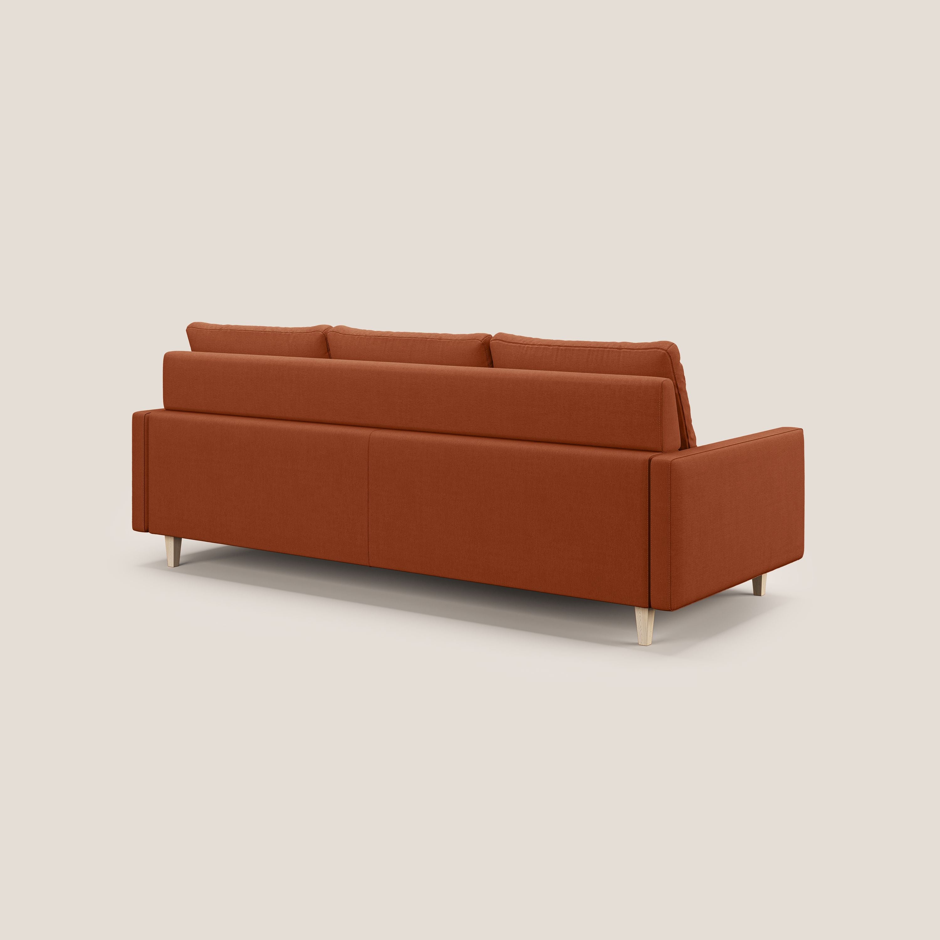 Matisse Divano angolare con sedute scorrevoli in tessuto morbido smacchiabile T17 - divani.store