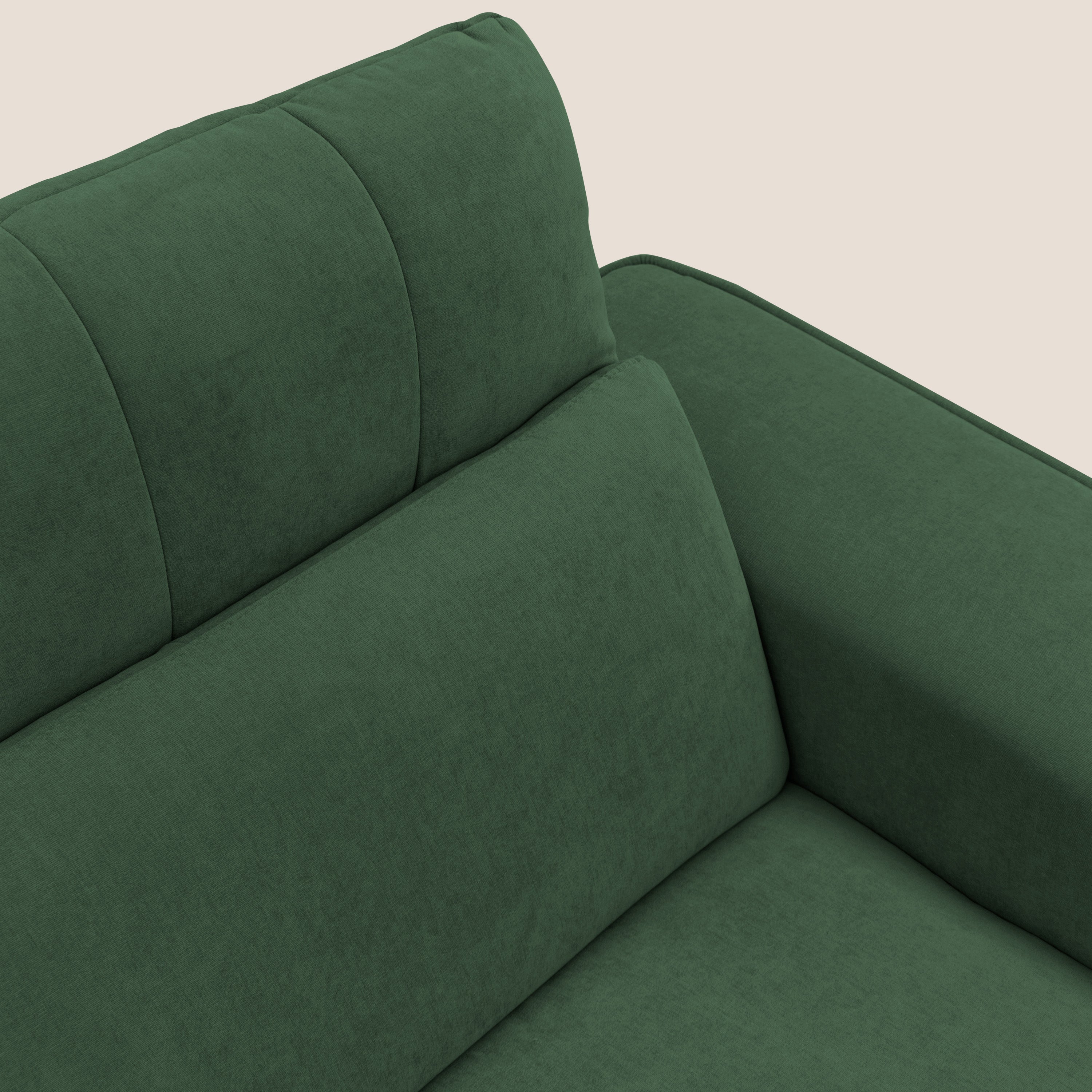 Clark Divano modulare 3 sedute con opzione relax elettrico in tessuto smacchiabile impermeabile T17 verde - divani.store