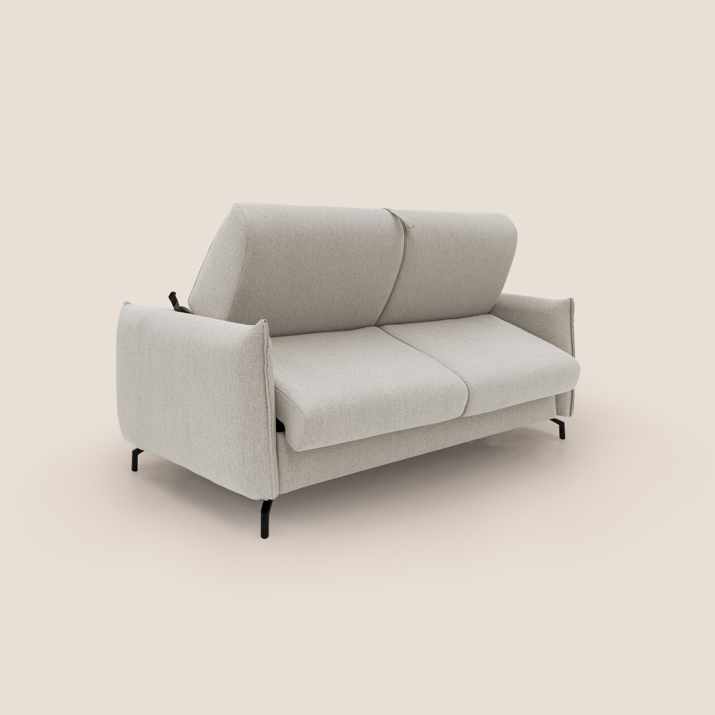 Scarlet canapé convertible en tissu mixte  coton imperméable T19 crème