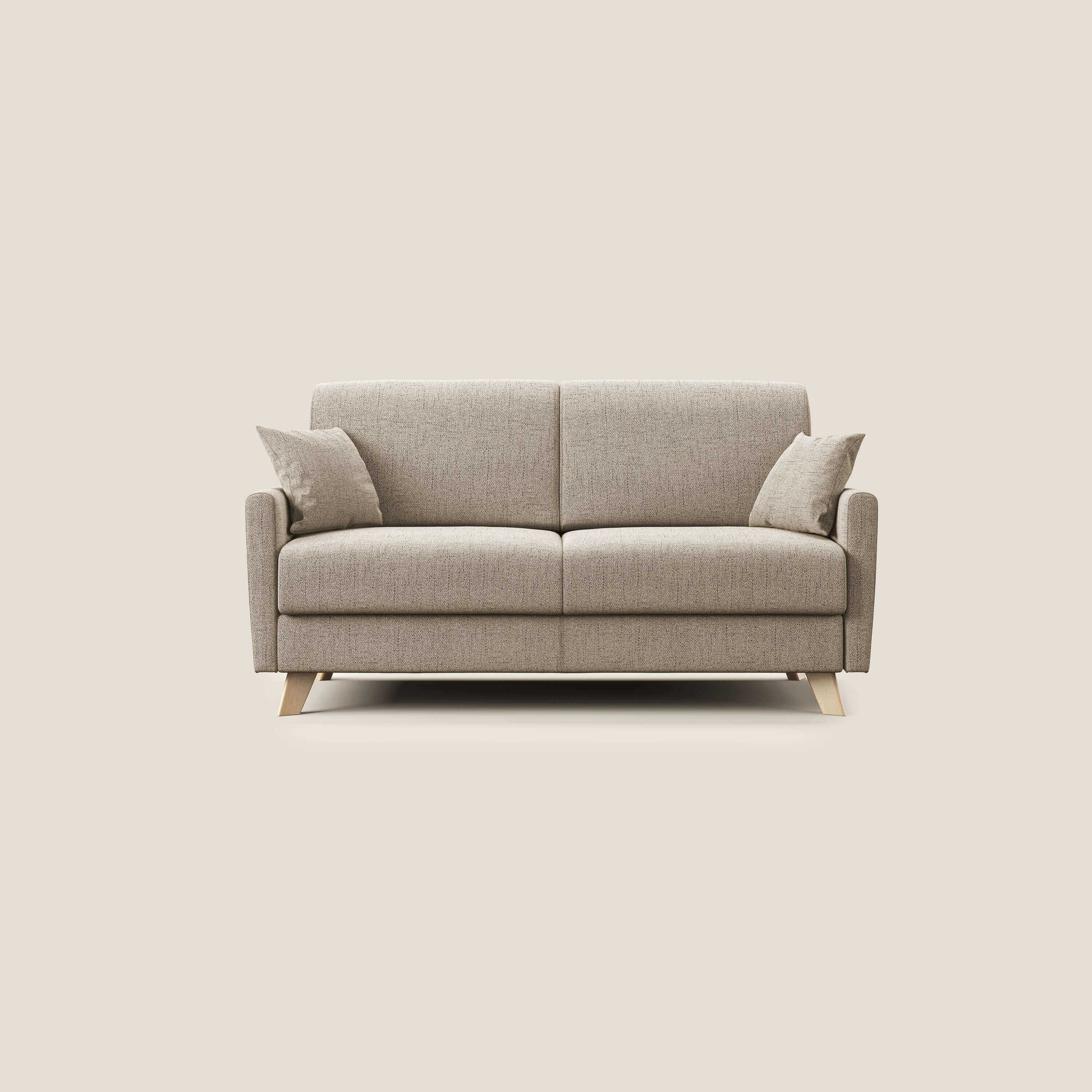 Edgar divano letto matrimoniale in tessuto felis impermeabile T03 beige - divani.store