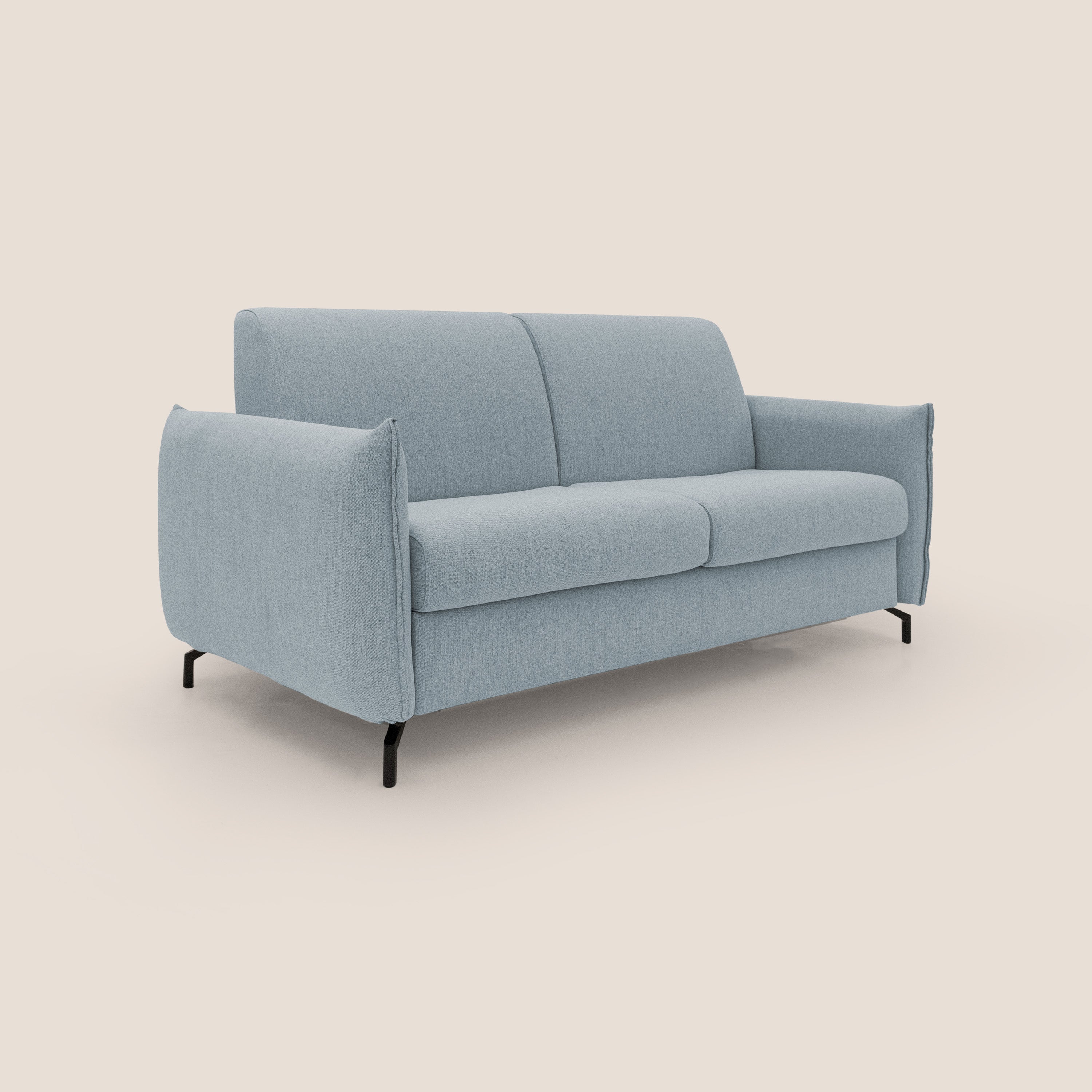 Scarlet divano letto in tessuto misto cotone impermeabile T19 carta da zucchero - divani.store