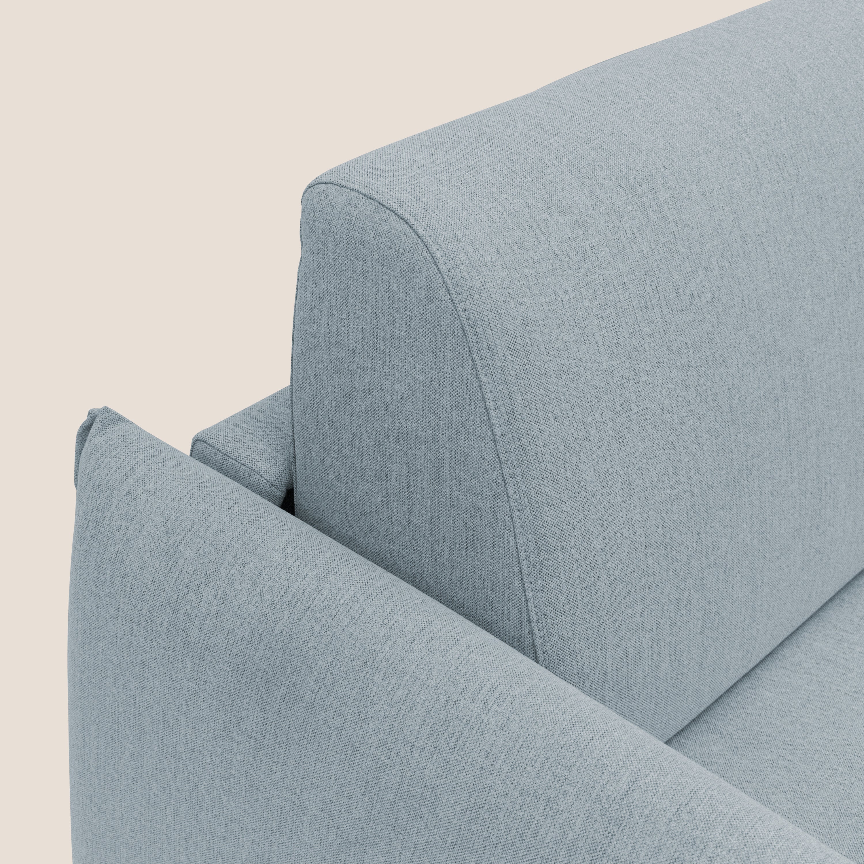 Scarlet divano letto in tessuto misto cotone impermeabile T19 carta da zucchero - divani.store