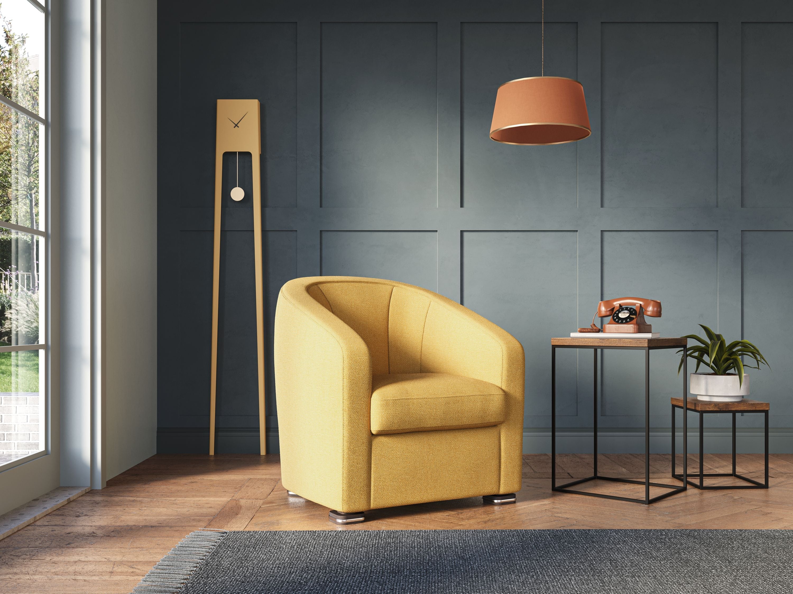 Cloe Poltroncina in tessuto smacchiabile con acqua QuickClean T08 azzurro - divani.store