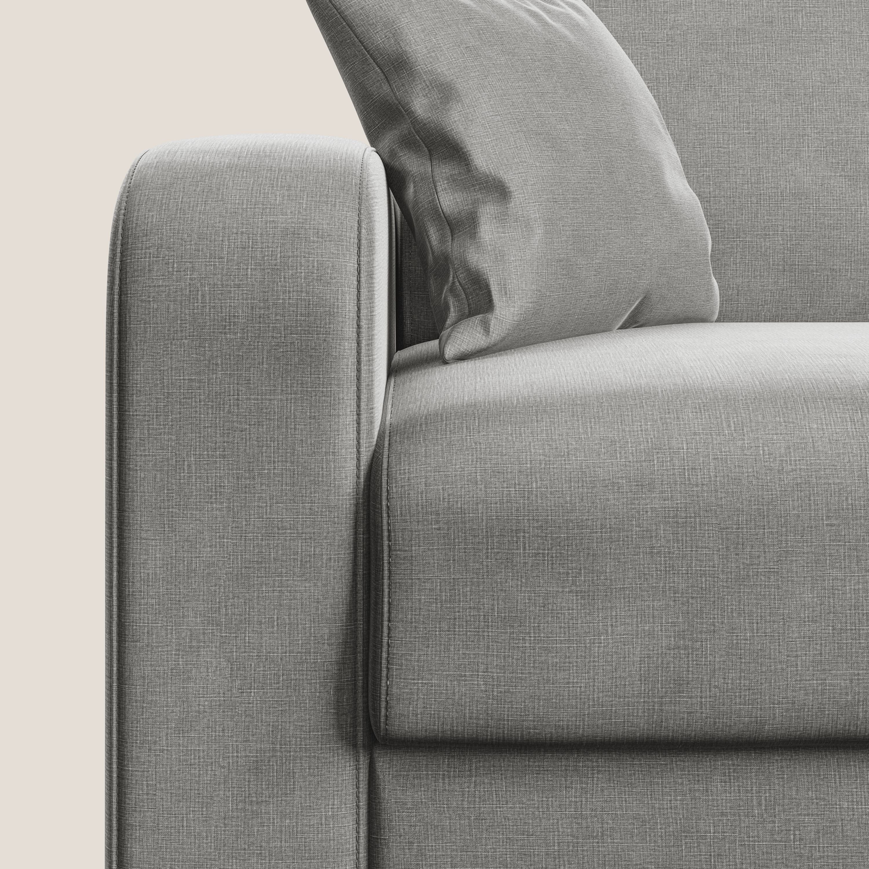 Lebron Divano letto matrimoniale in velluto morbido T01 grigio - divani.store