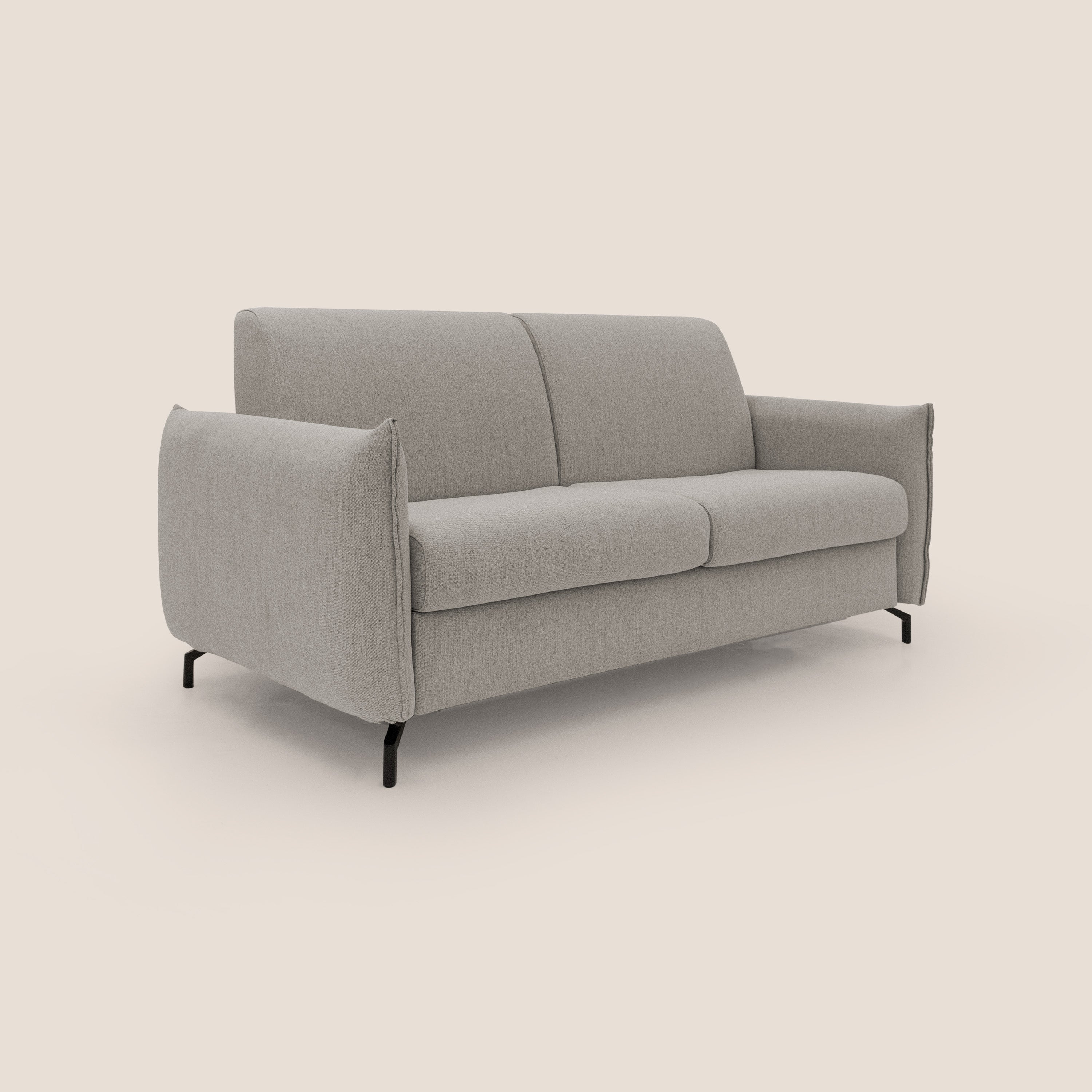 Scarlet divano letto in tessuto misto cotone impermeabile T19 beige - divani.store