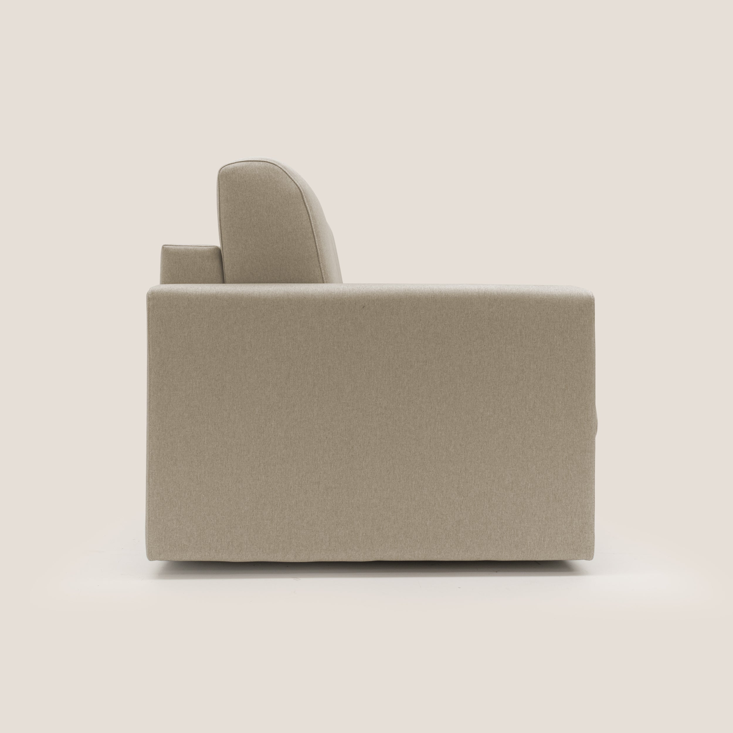 Chris Divano letto matrimoniale in tessuto impermeabile T13 beige - divani.store