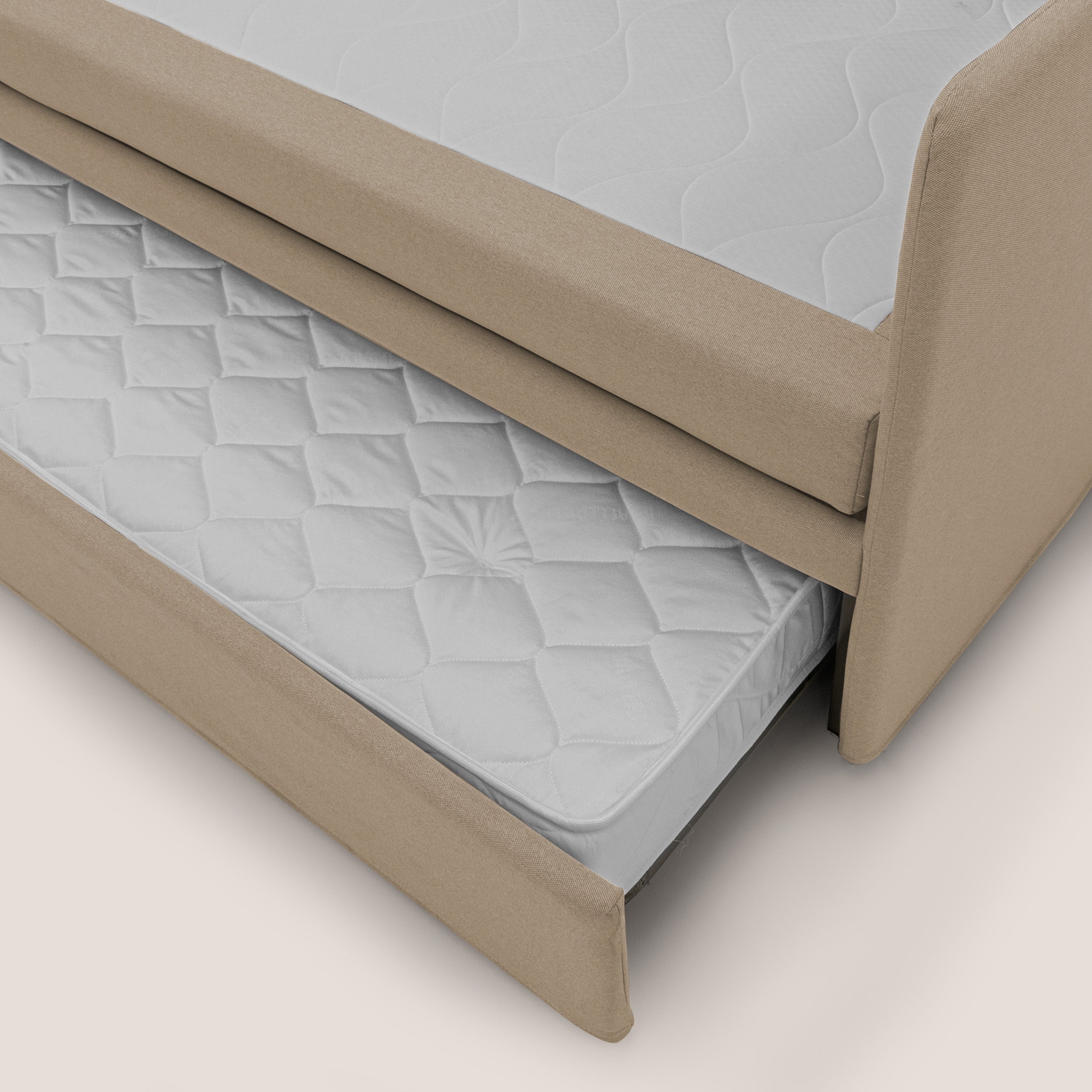 Nolo Divano duplex con doppio letto in tessuto simil cotone impermeabile T13 beige - divani.store