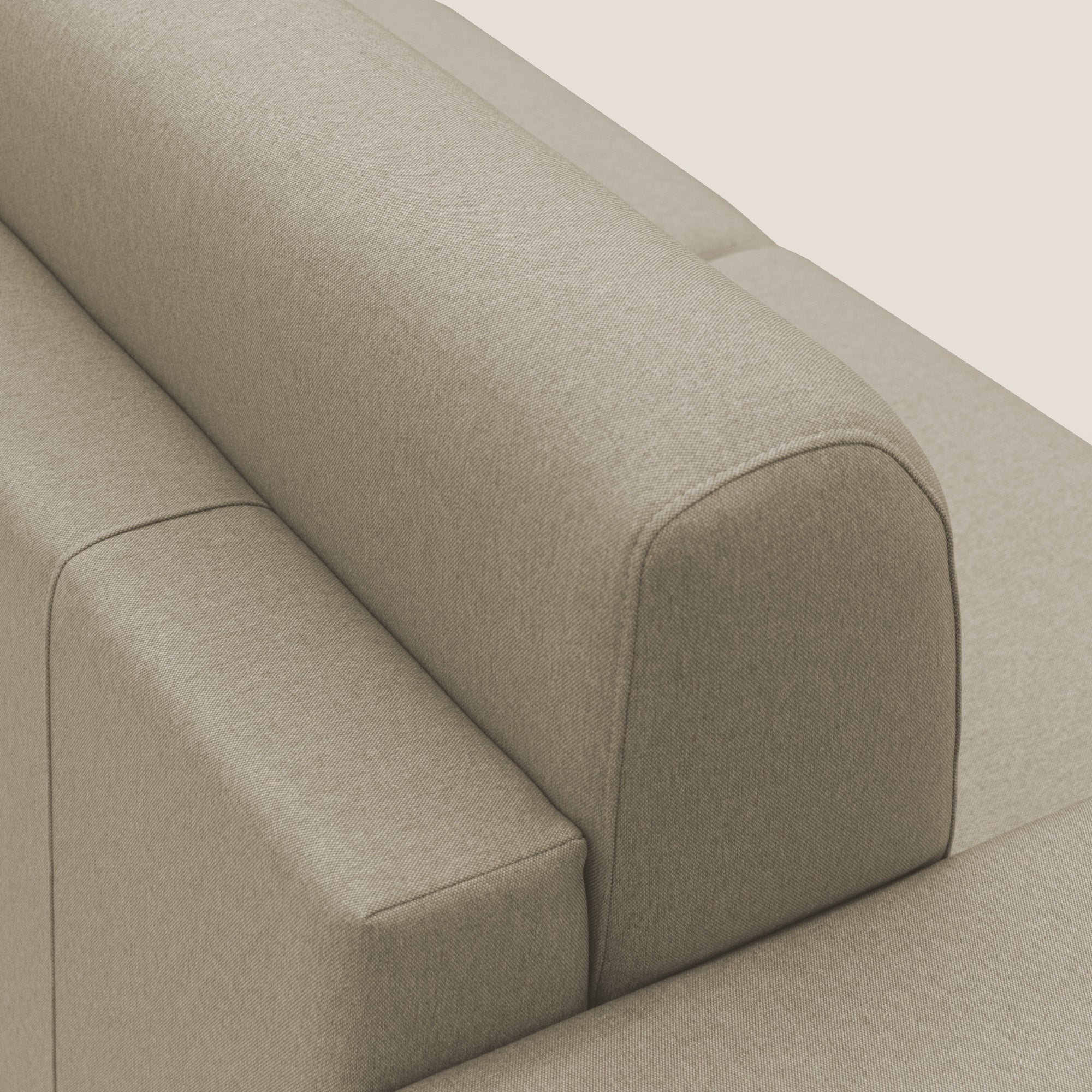 Chris Divano letto matrimoniale in tessuto impermeabile T13 beige - divani.store